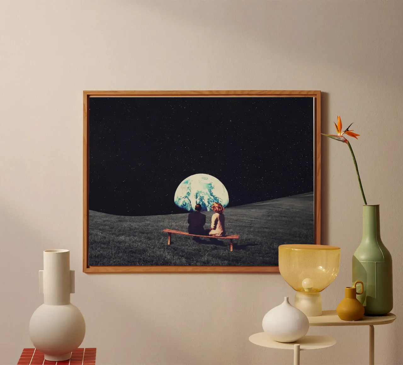 We Used to Live There Horizontal version alluminio dibond da Frank Moth