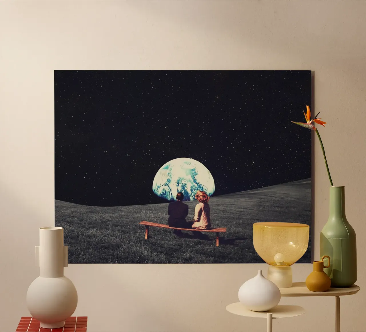 We Used to Live There Horizontal version alluminio dibond da Frank Moth