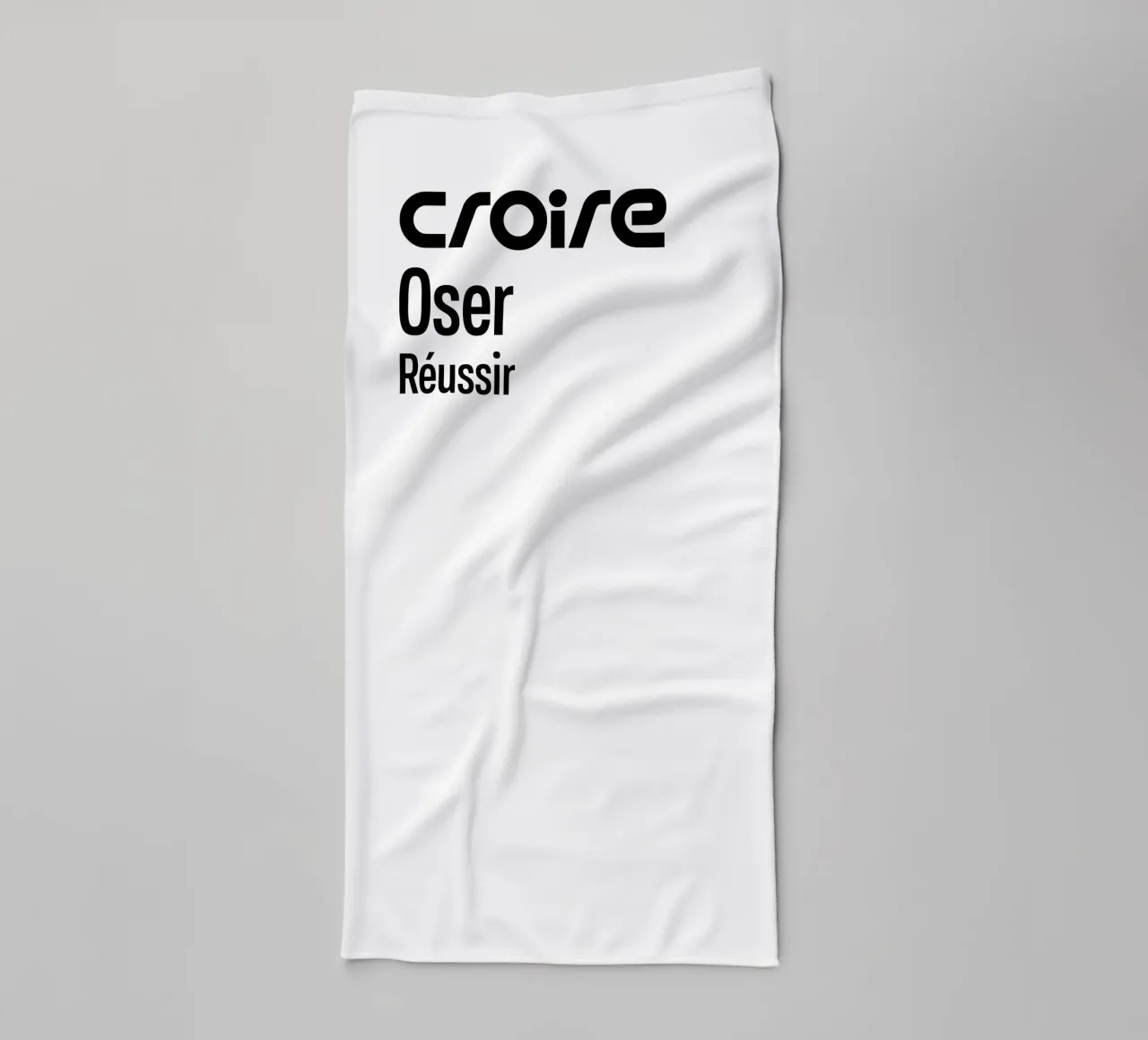 Credere osare riuscire asciugamano da bagno da YV TYPOGRAPHY