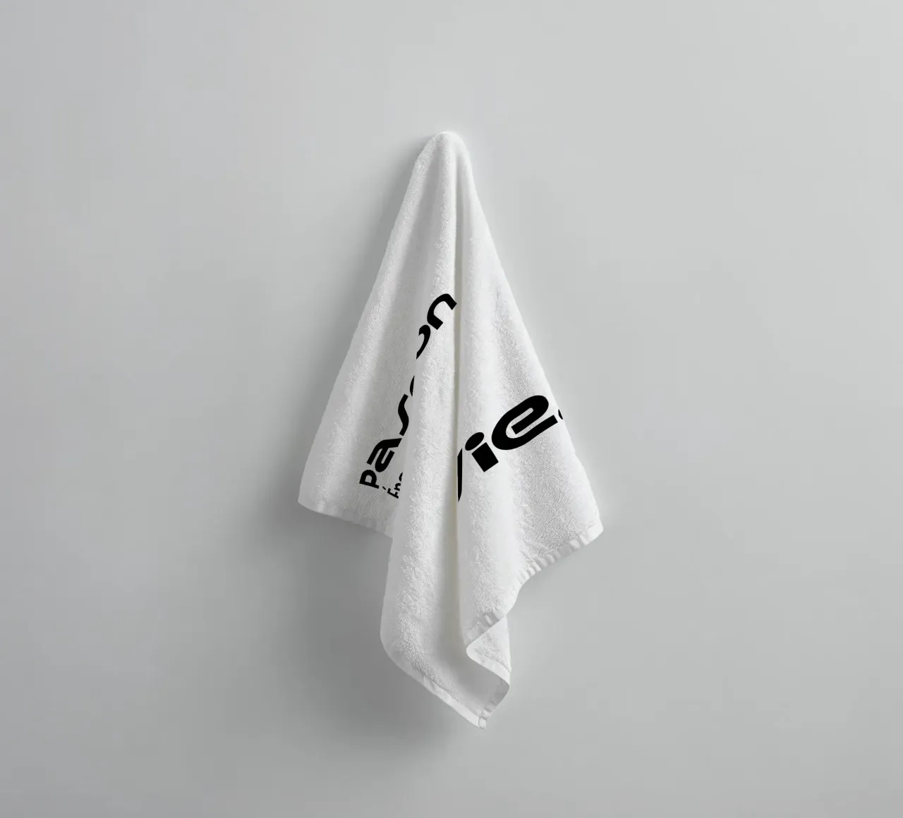 Passion Energy Vie towel by YV TYPOGRAPHY