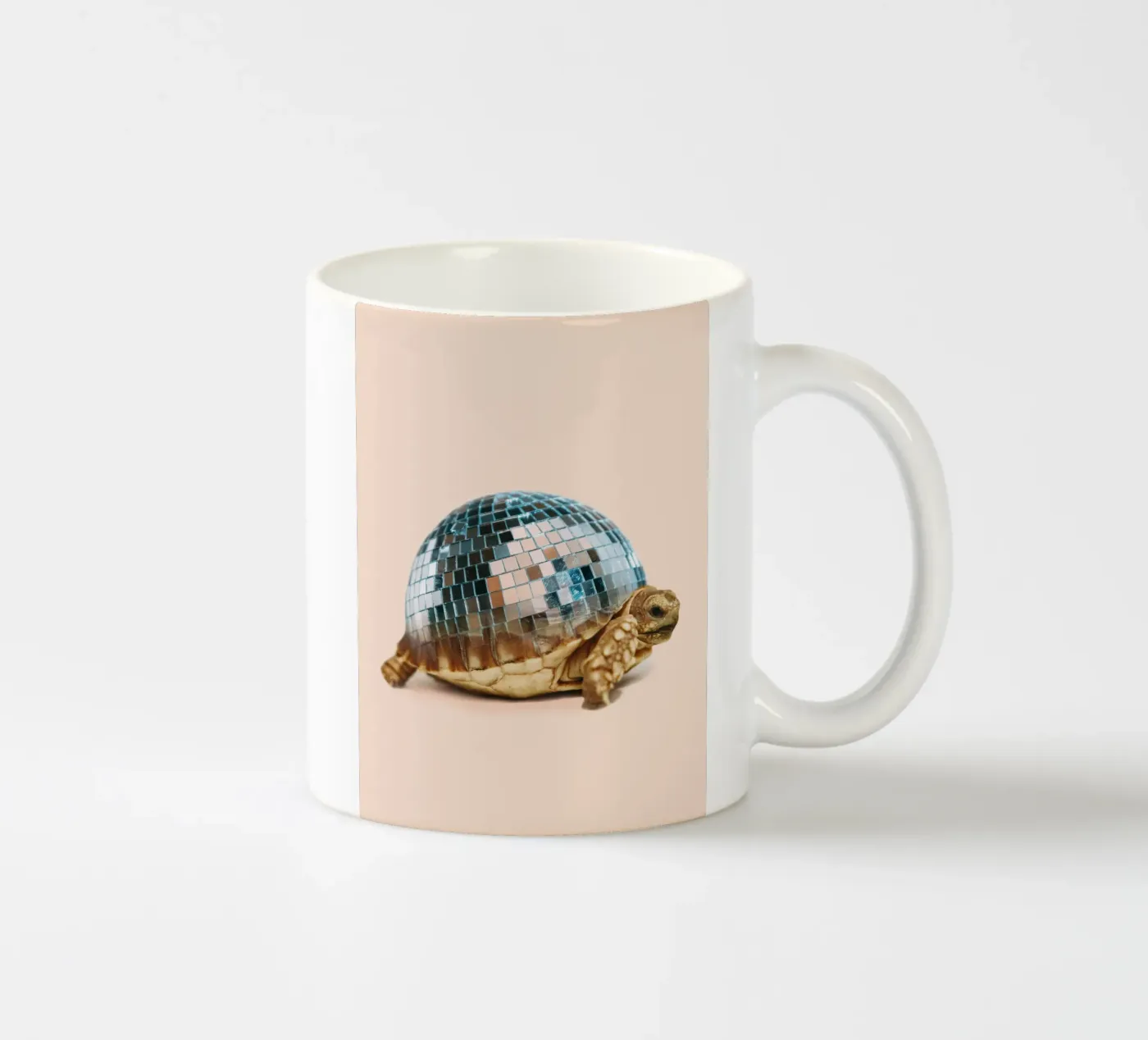 TURTLE DISC ceramic mug by Dagmar Pels