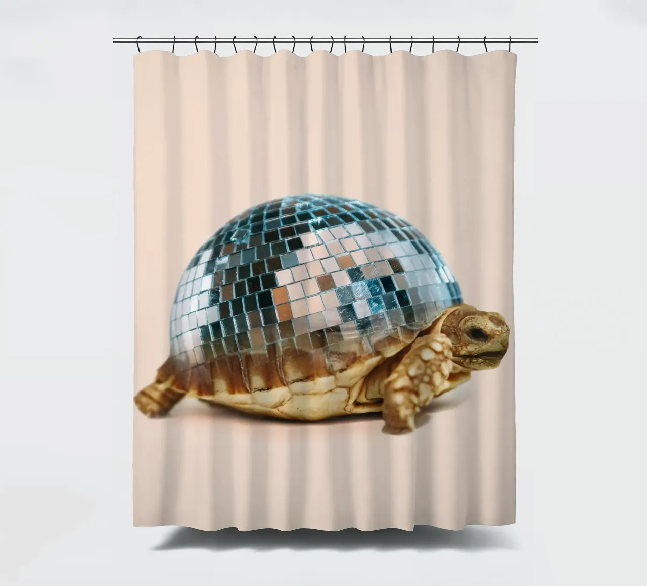 TURTLE SCHIJF douchegordijn van Dagmar Pels