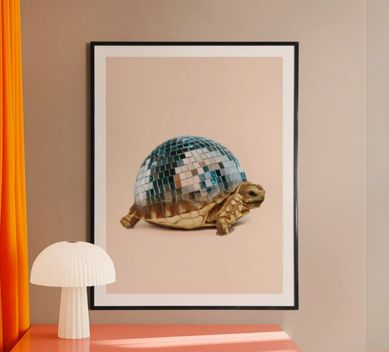TURTLE DISC poster by Dagmar Pels