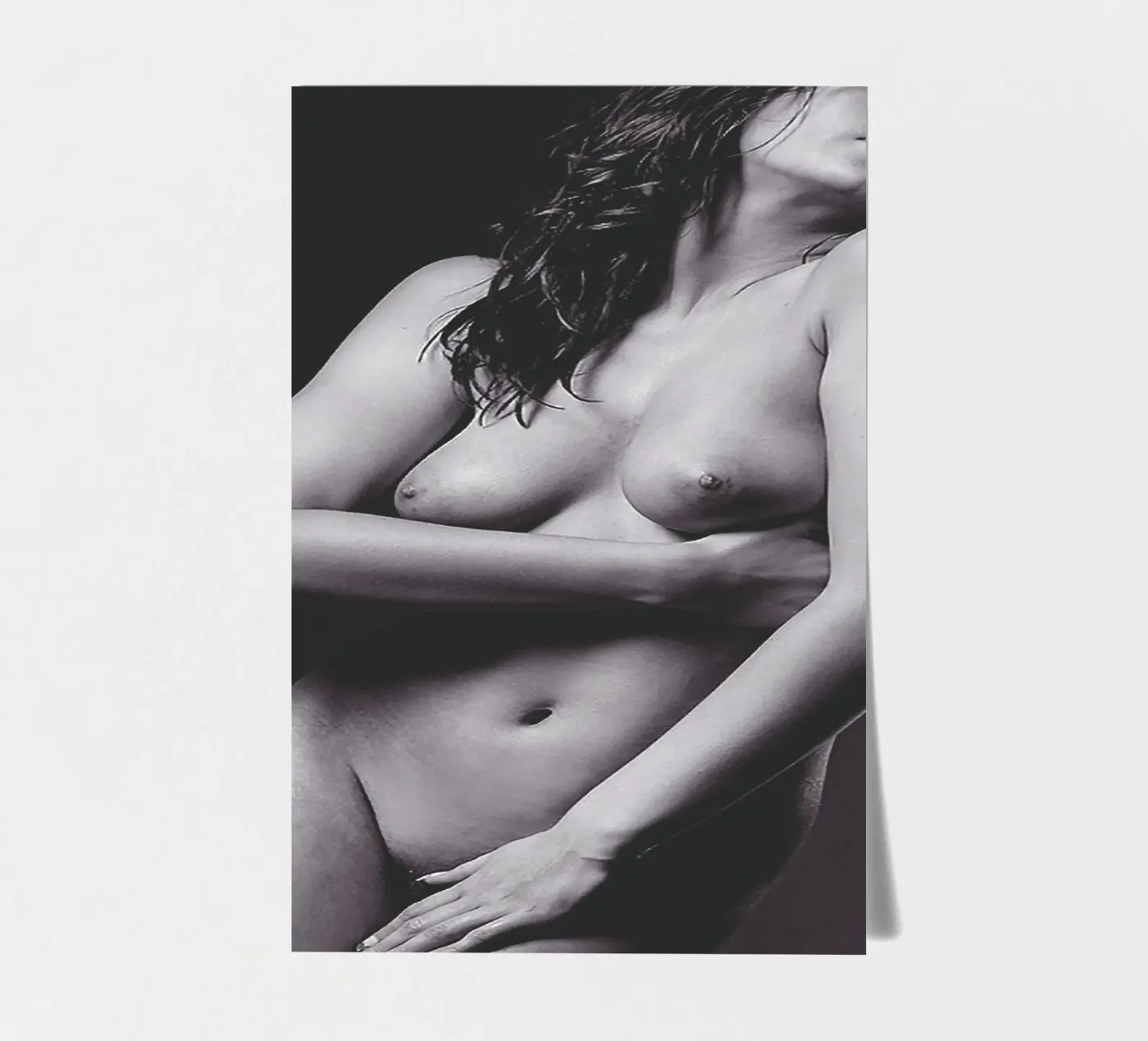 Adele X posing nude Mono sticker sheet by Dave Hare Photography