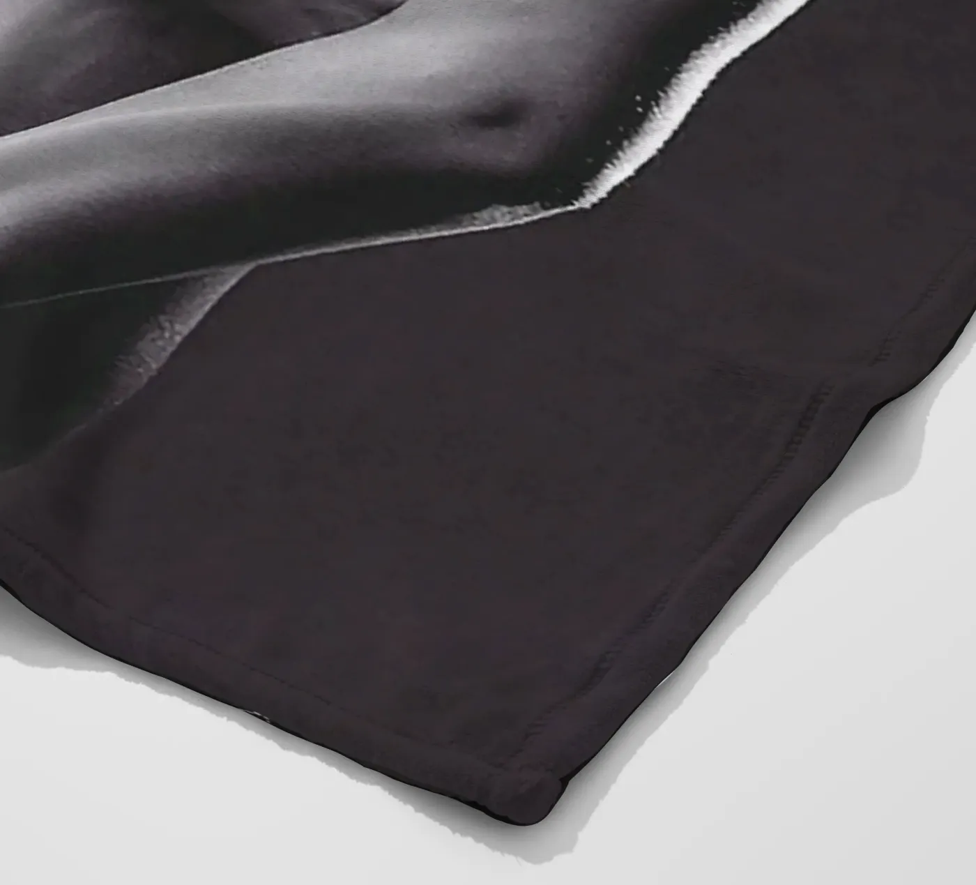 Adele X  posing nude Mono Fleecedecke von Dave Hare Photography