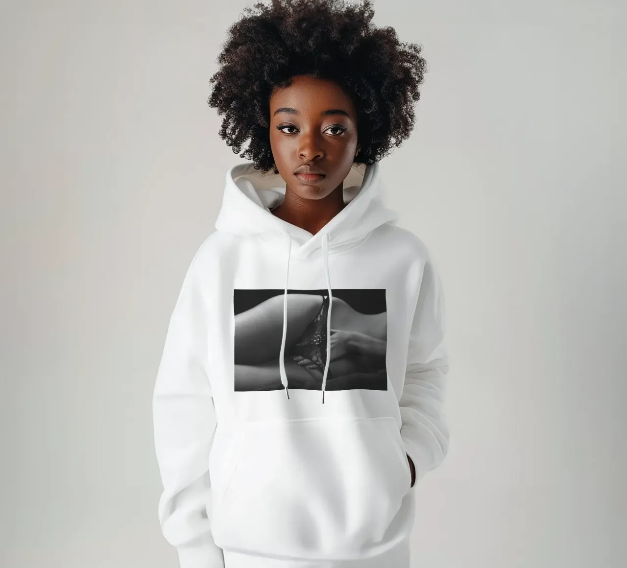 Pretty Thong hoodie by Dave Hare Photography