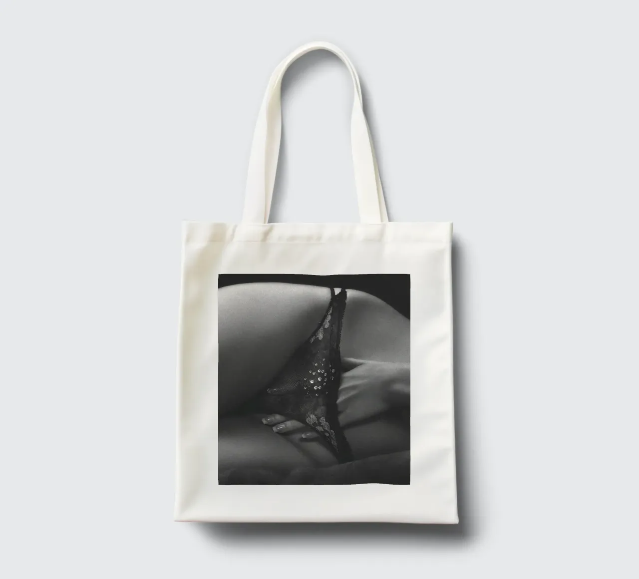 Mooie string jute draagtas van Dave Hare Photography