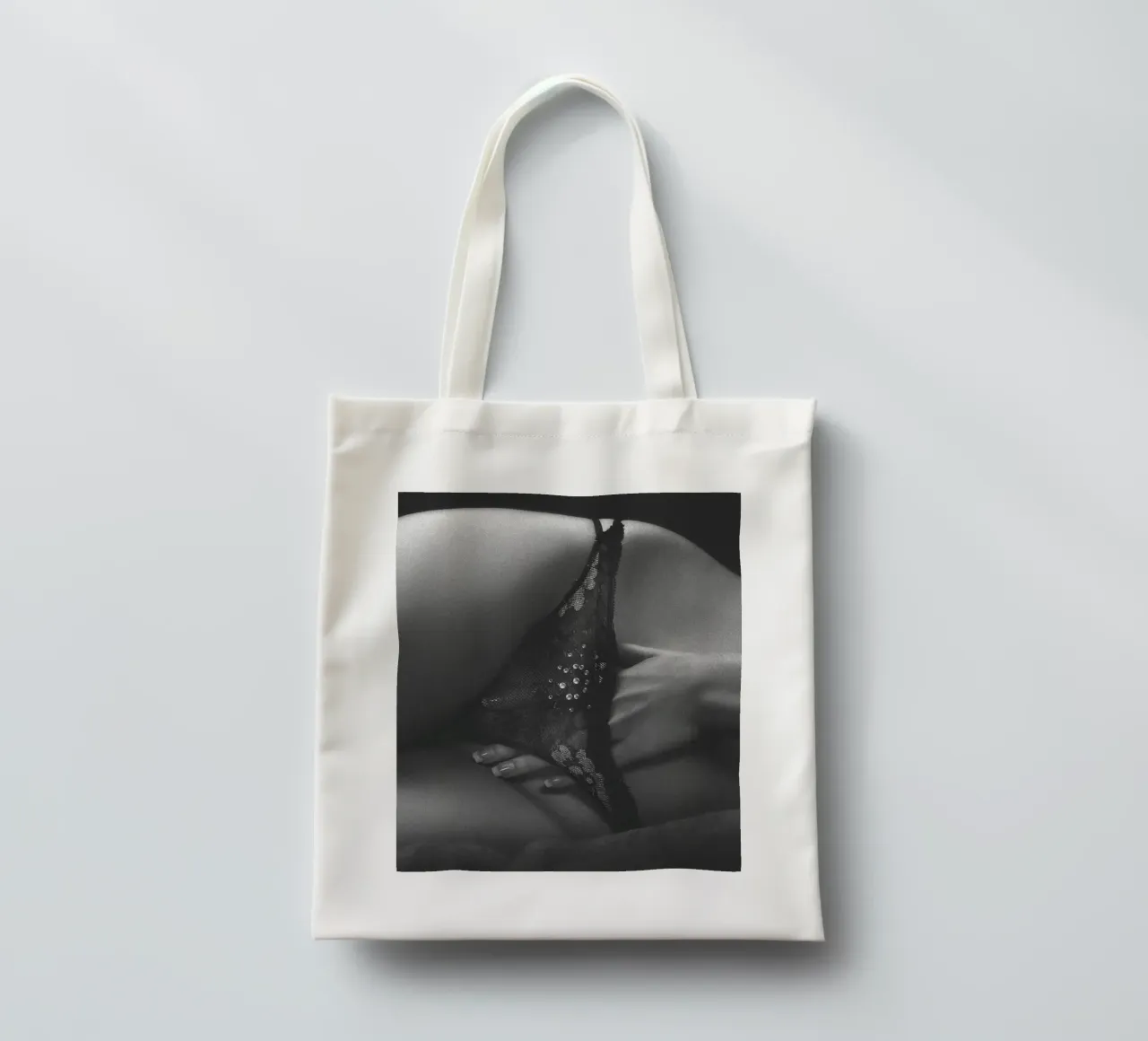 Mooie string jute draagtas van Dave Hare Photography