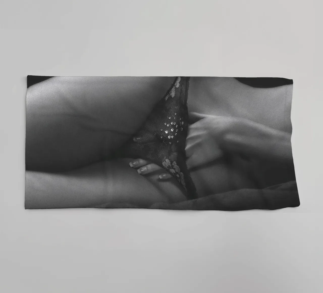 Mooie string badhanddoek van Dave Hare Photography