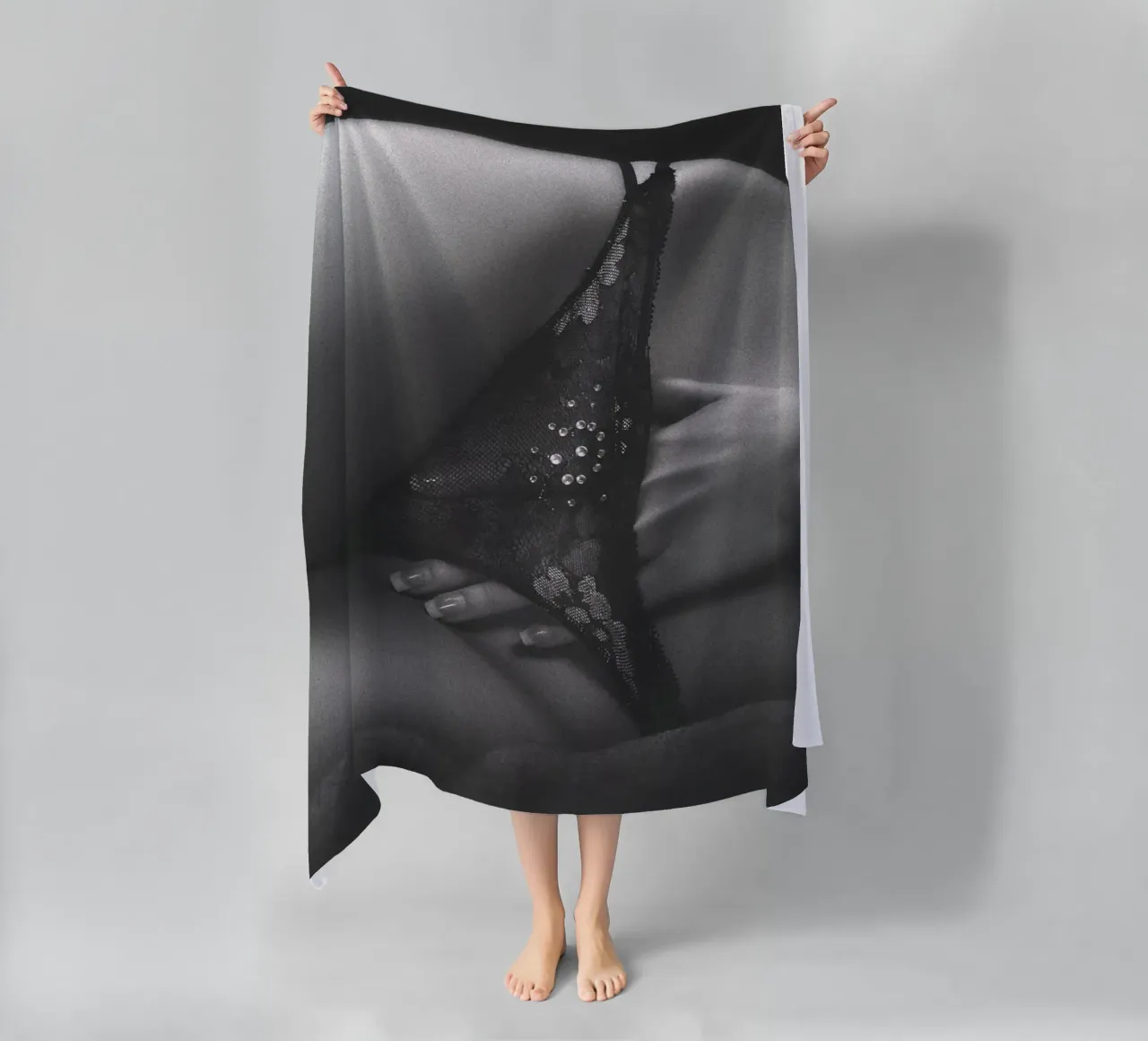 Mooie string strandhanddoek van Dave Hare Photography