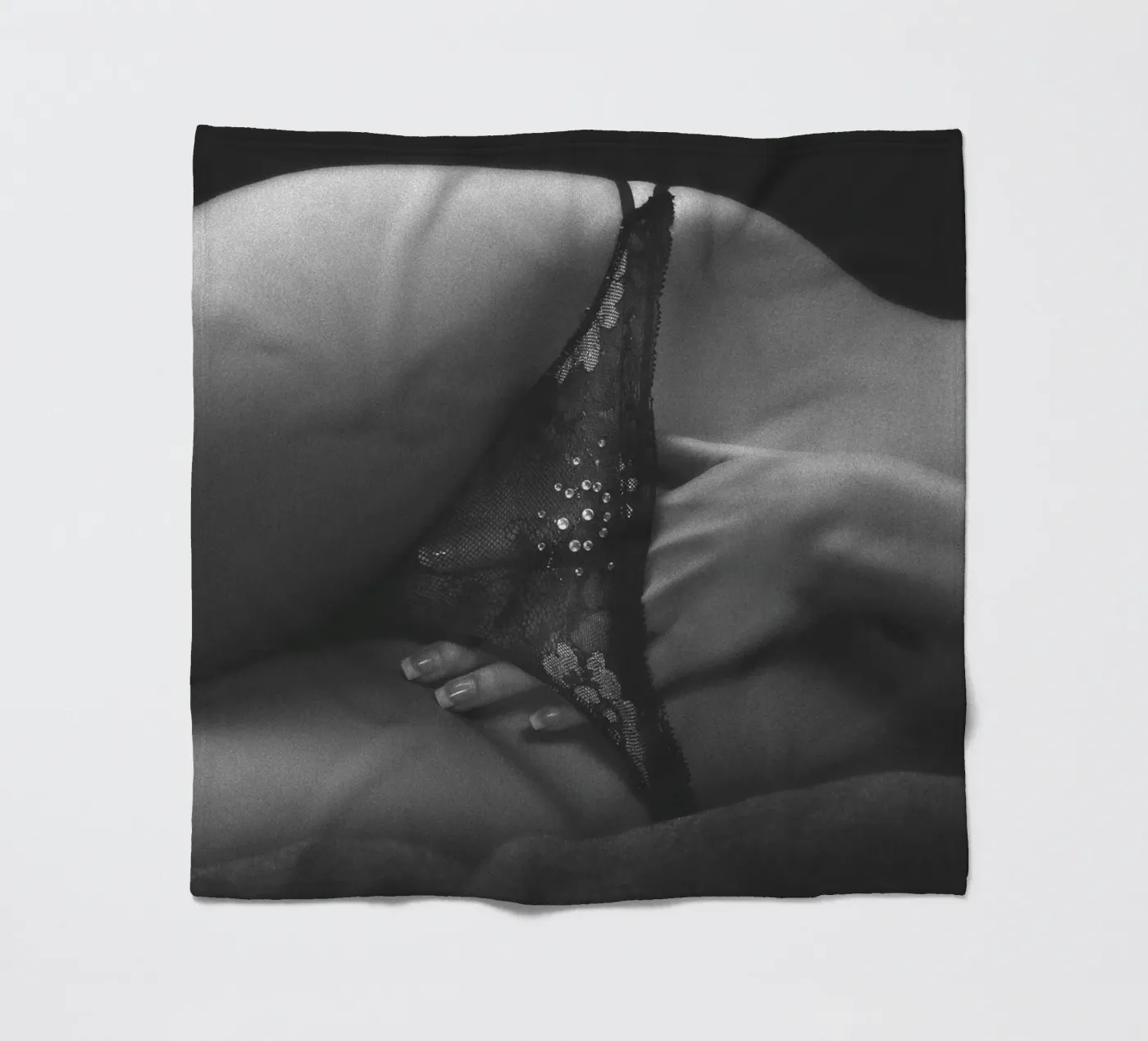 Pretty Thong fleece blanket by Dave Hare Photography