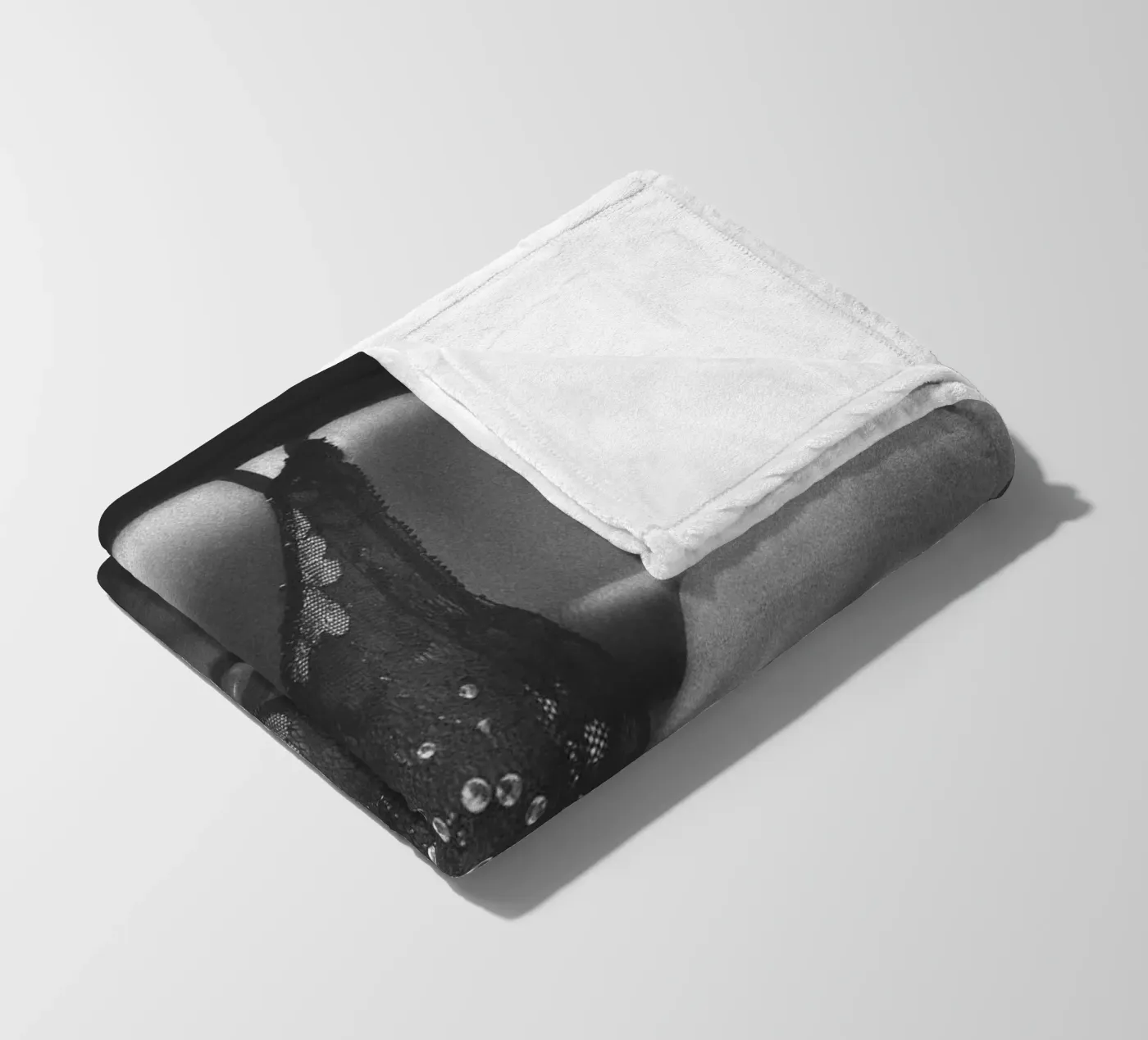 Pretty Thong fleece blanket by Dave Hare Photography