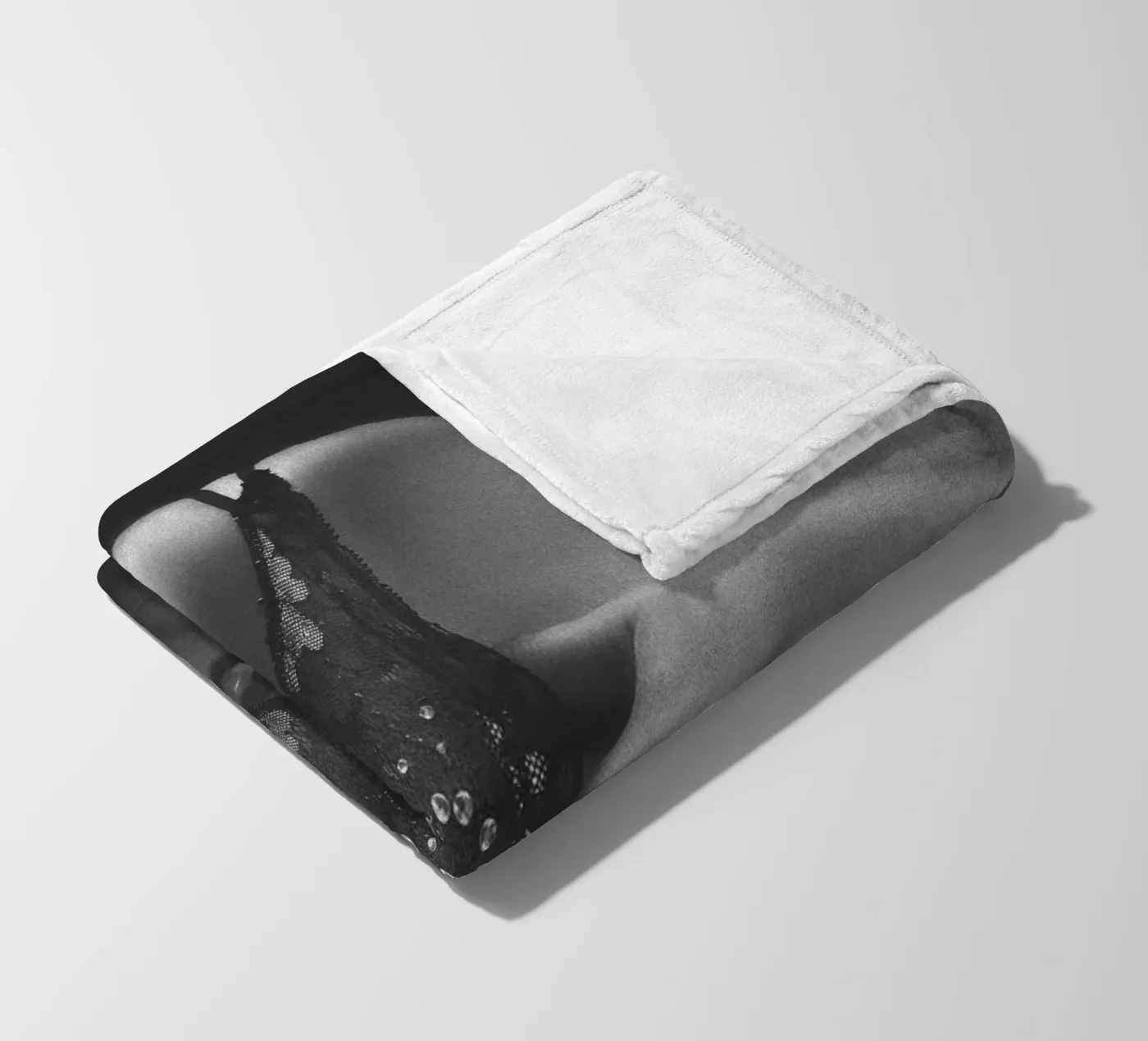 Pretty Thong fleece blanket by Dave Hare Photography