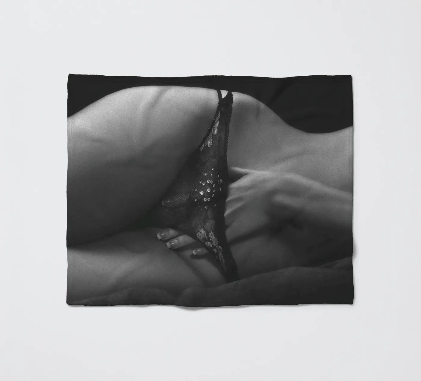 Pretty Thong fleece blanket by Dave Hare Photography