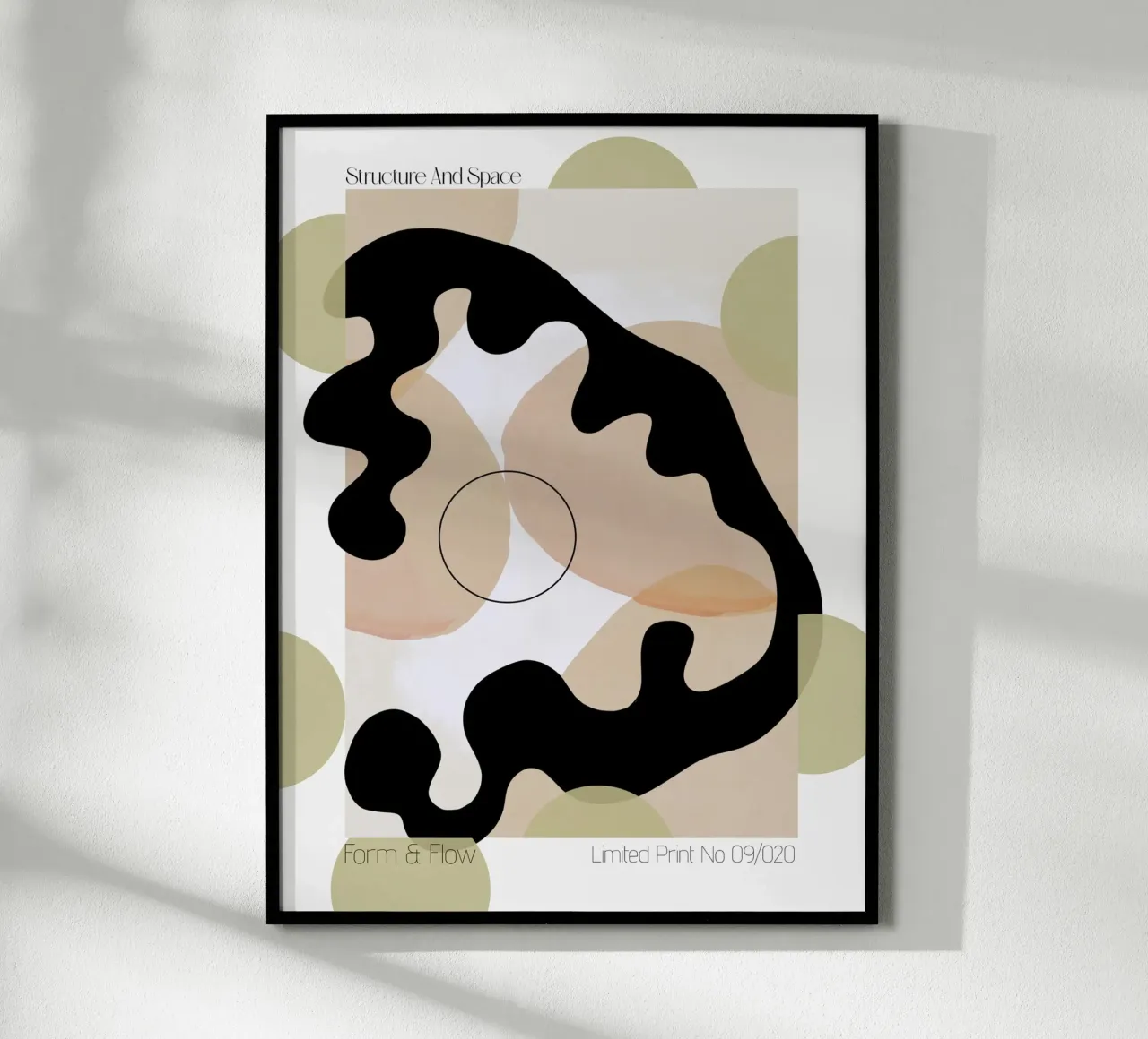 Léger Et Simple No 53 poster avec cadre en aluminium de treechild