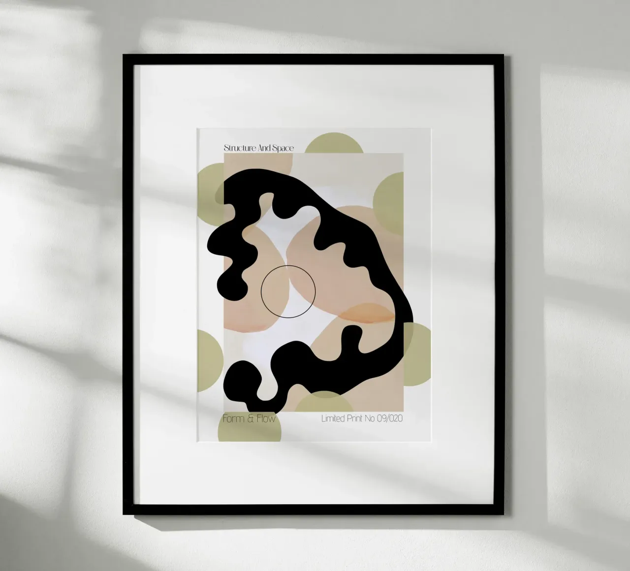 Léger Et Simple No 53 poster avec cadre en aluminium de treechild