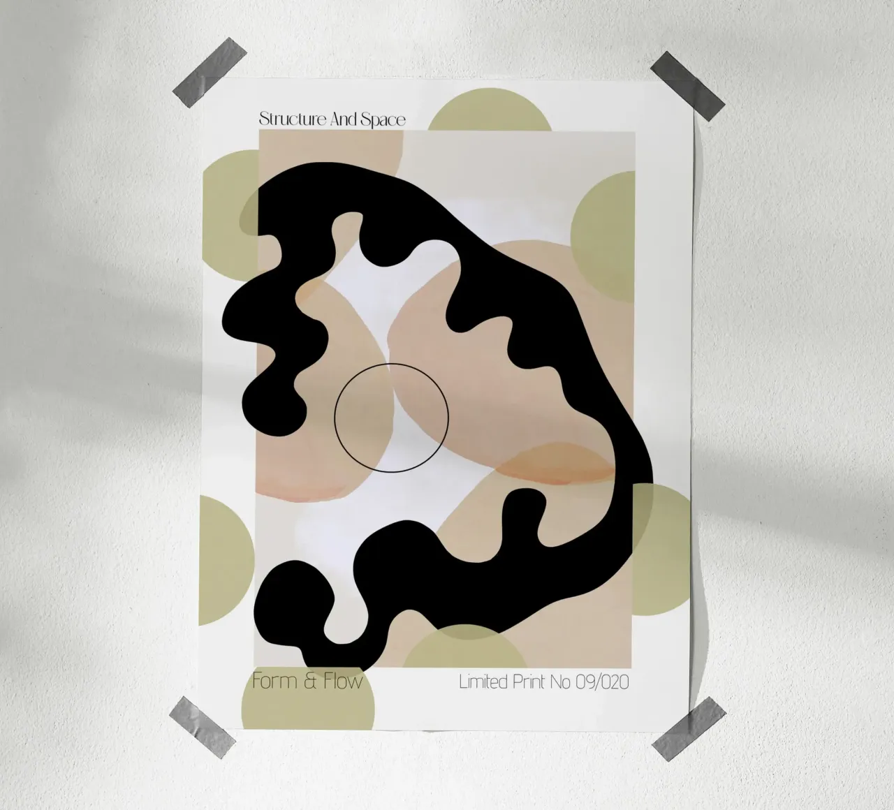 Léger Et Simple No 53 poster avec cadre en aluminium de treechild