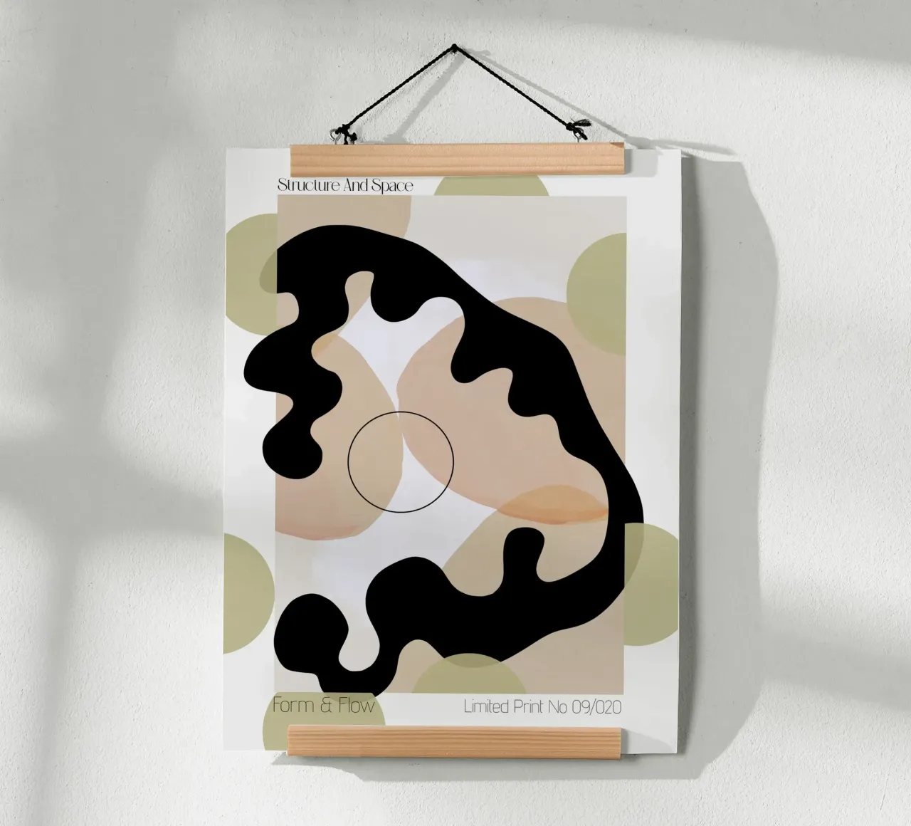 Léger Et Simple No 53 poster avec cadre en aluminium de treechild