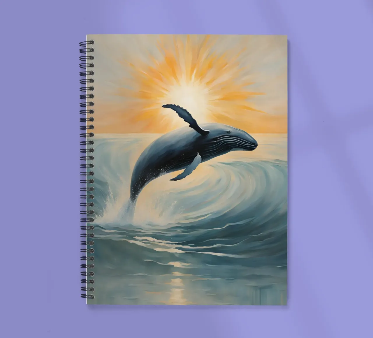 Golden Horizon, Endless Seas spiral notebook by DesignArt