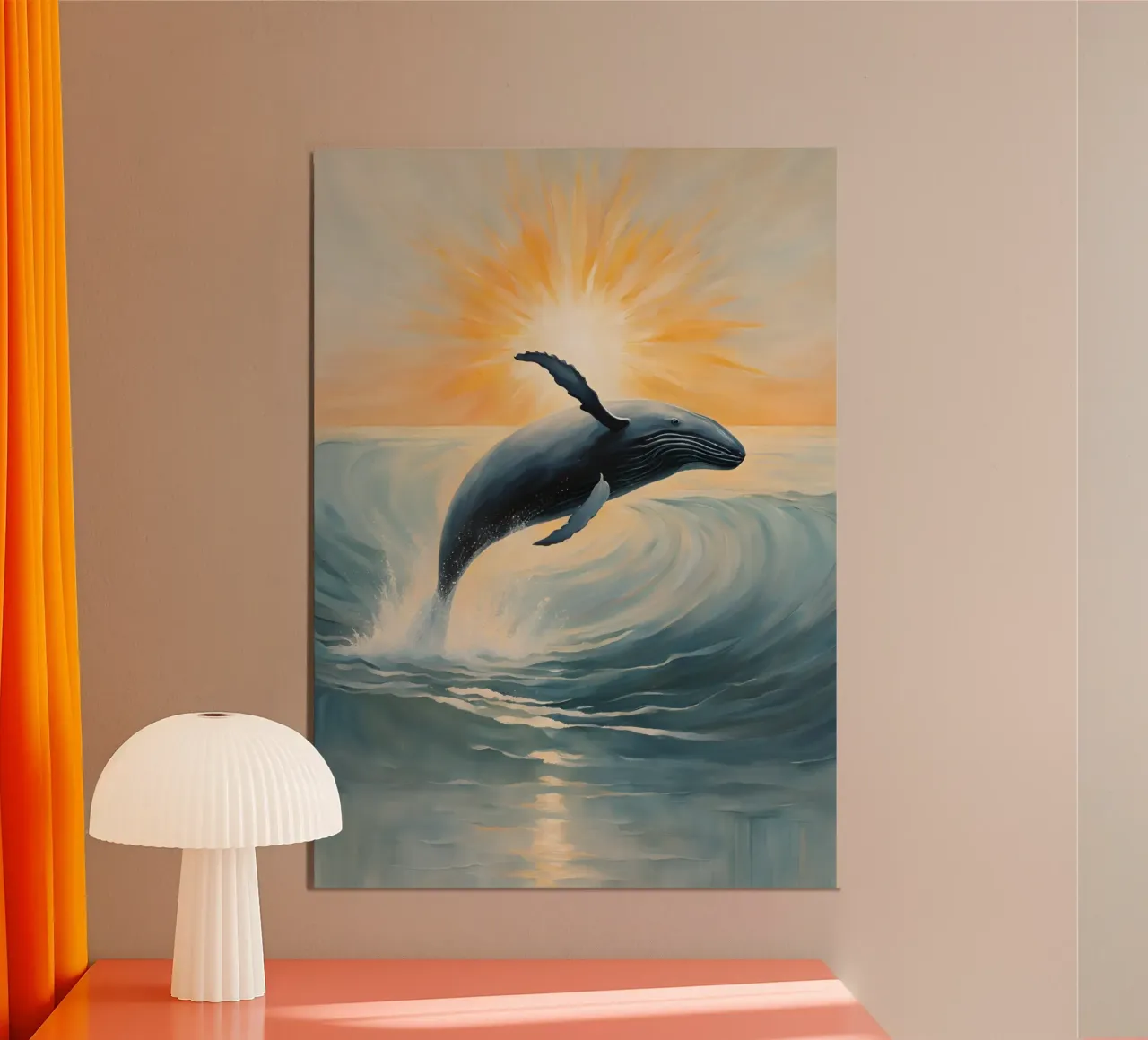 Golden Horizon, Endless Seas forex plate by DesignArt