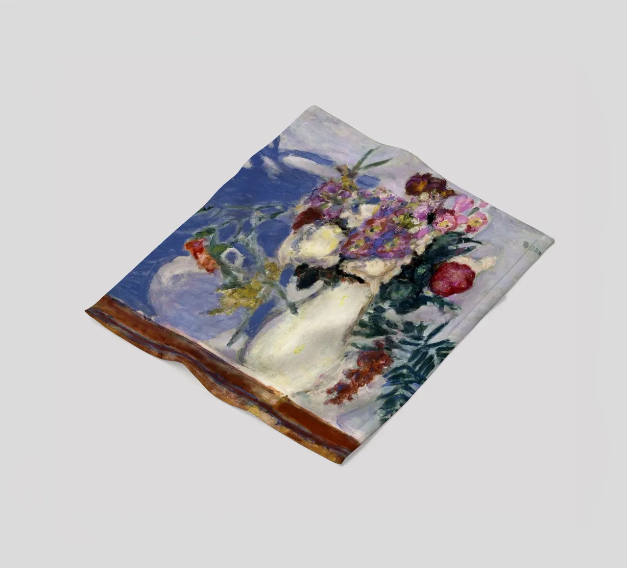 Pierre Bonnard - Vase of flowers fleece blanket by ARTOTHEK