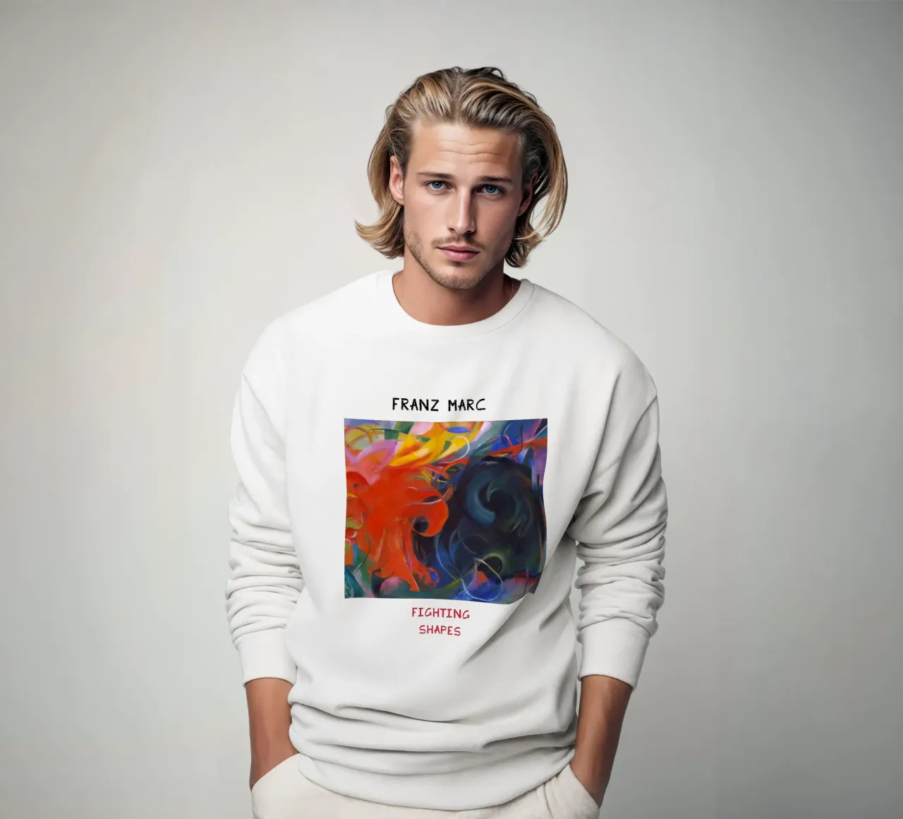 Franz Marc - Kampfformen Sweatshirt von ARTOTHEK