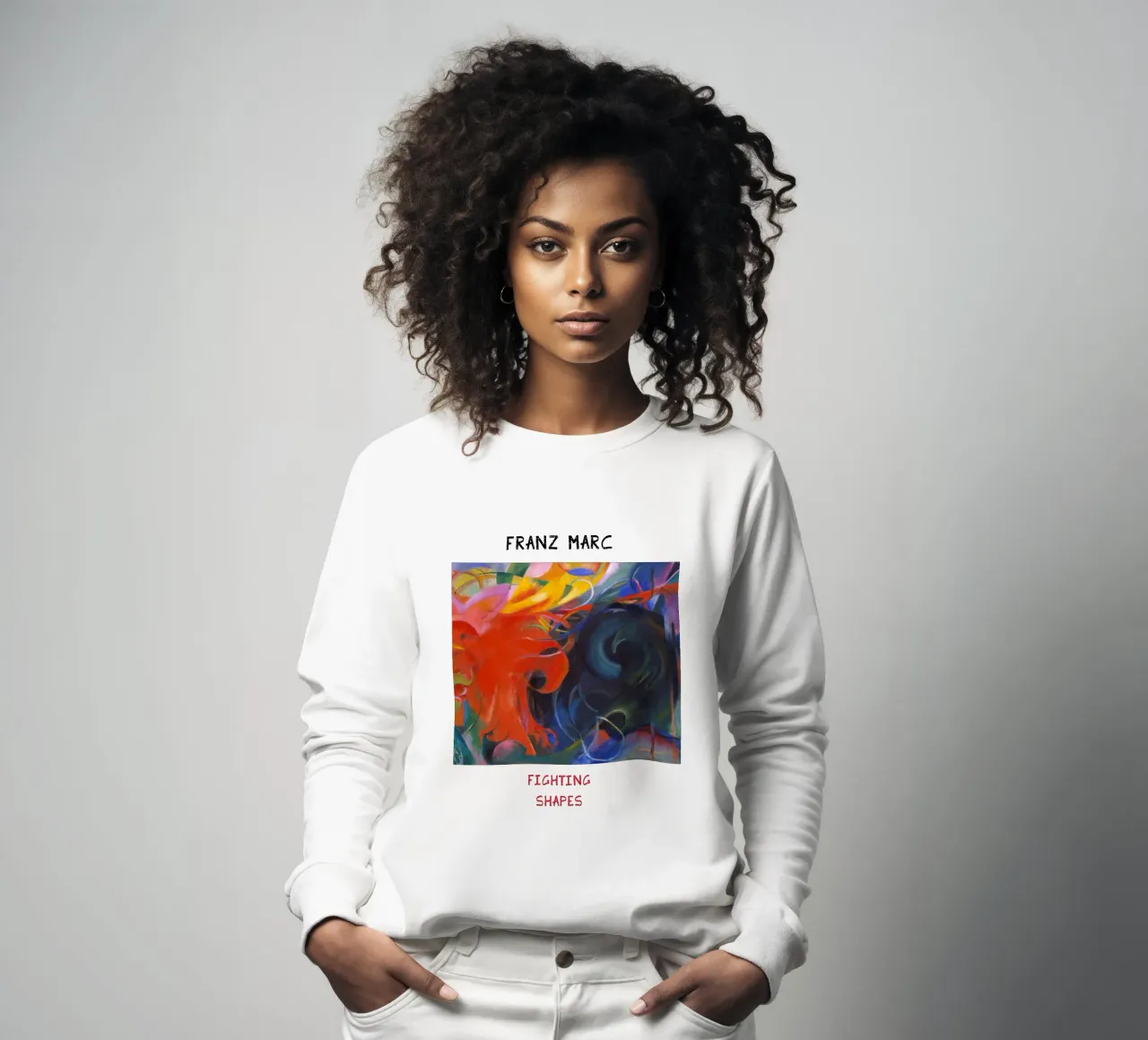 Franz Marc - Kampfformen Sweatshirt von ARTOTHEK