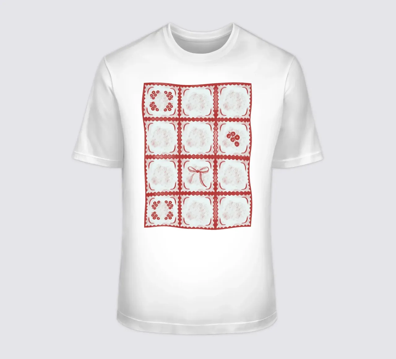 Ravioli Pomodoro Pattern t-shirt da anisillustration