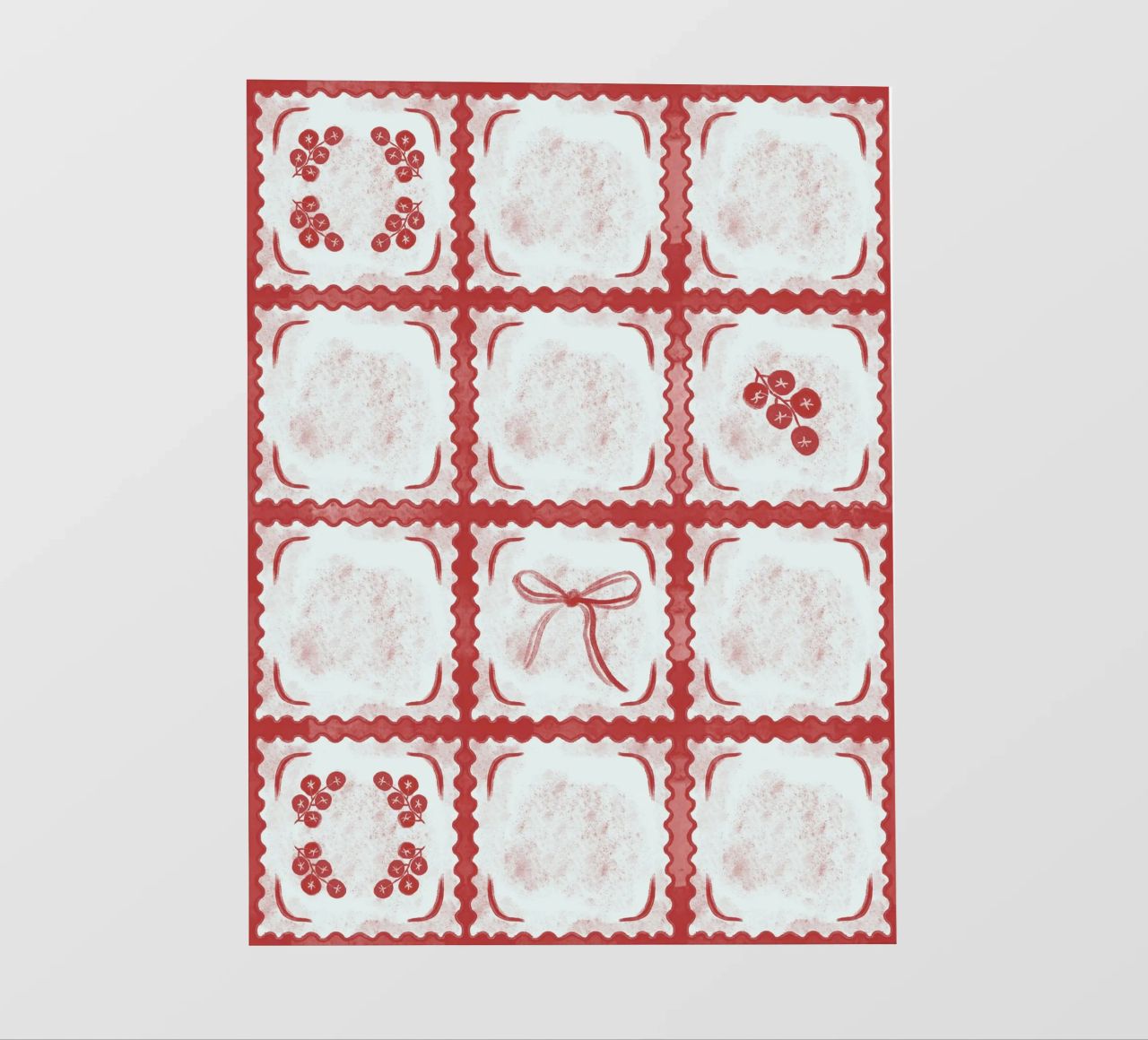 Ravioli Pomodoro Pattern pellicola backlit da anisillustration