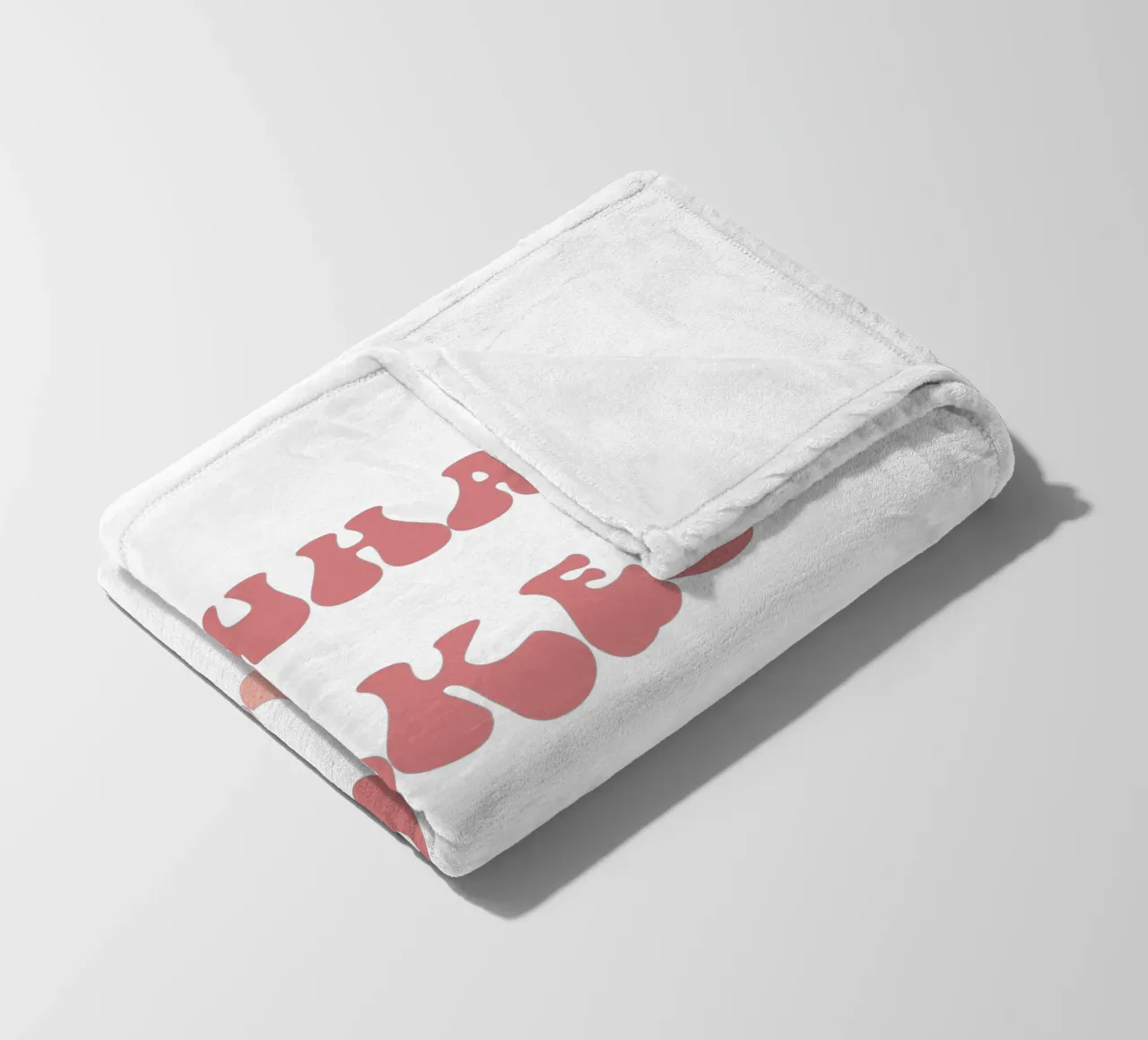 Vivere per la felicità coperta in pile da Doodle Dreams Art