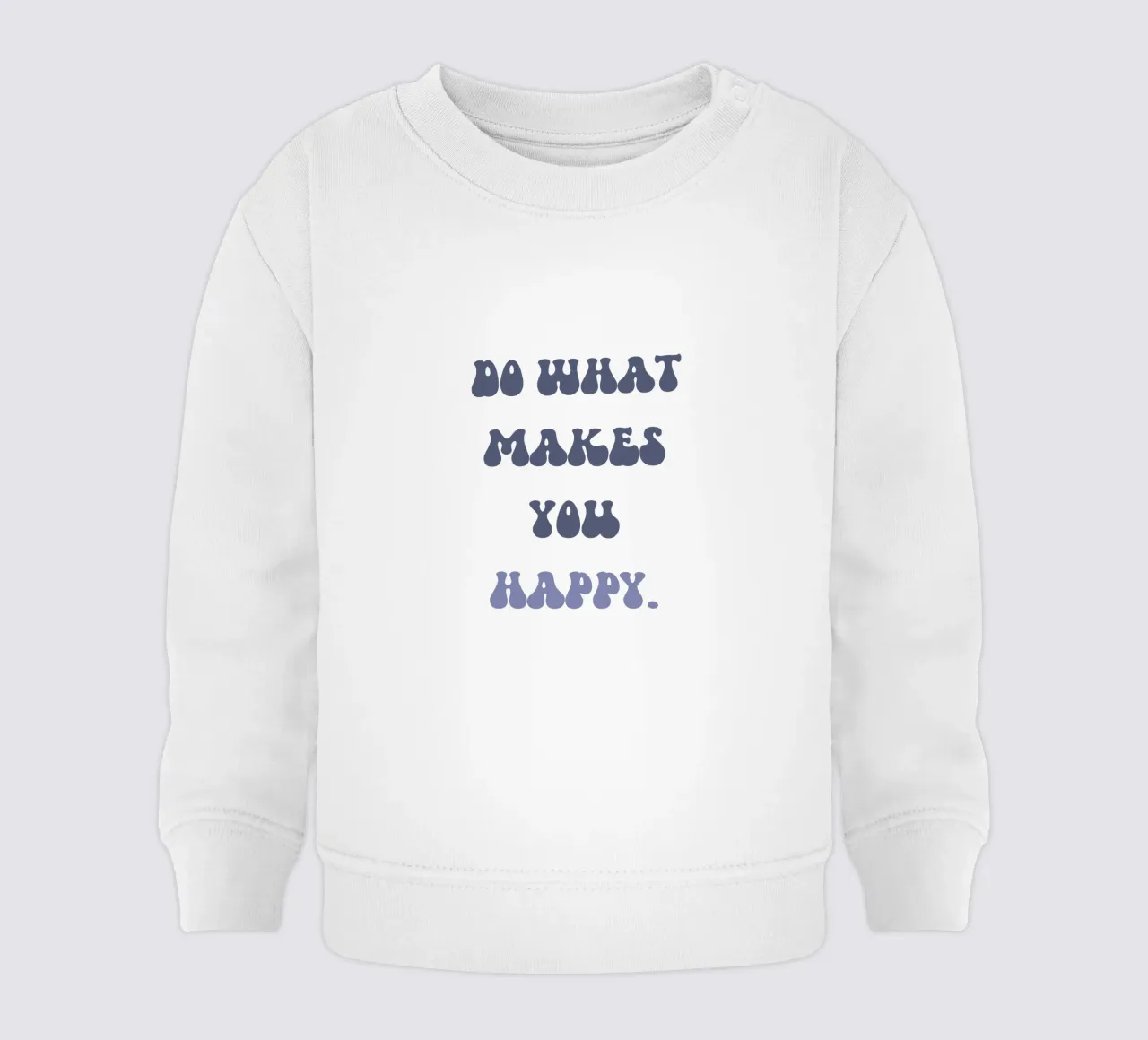 Vivere per la felicità felpa neonato da Doodle Dreams Art