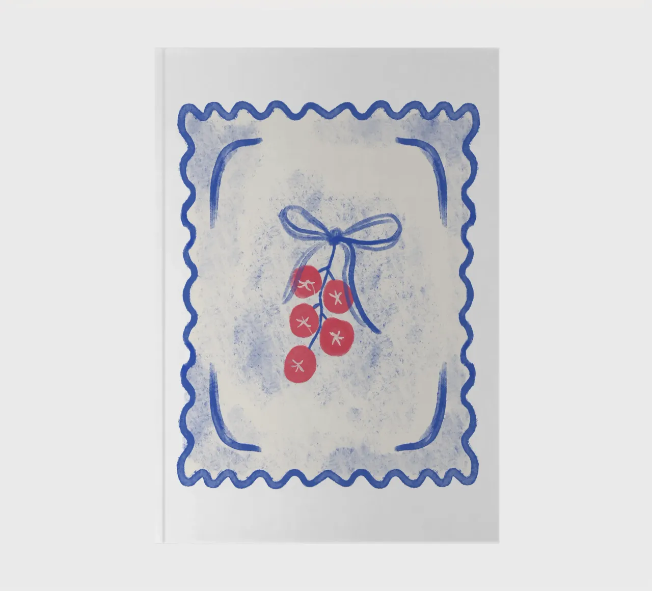 Ravioli Pomodoro - Red Tomatoes and Blue bow diario da anisillustration