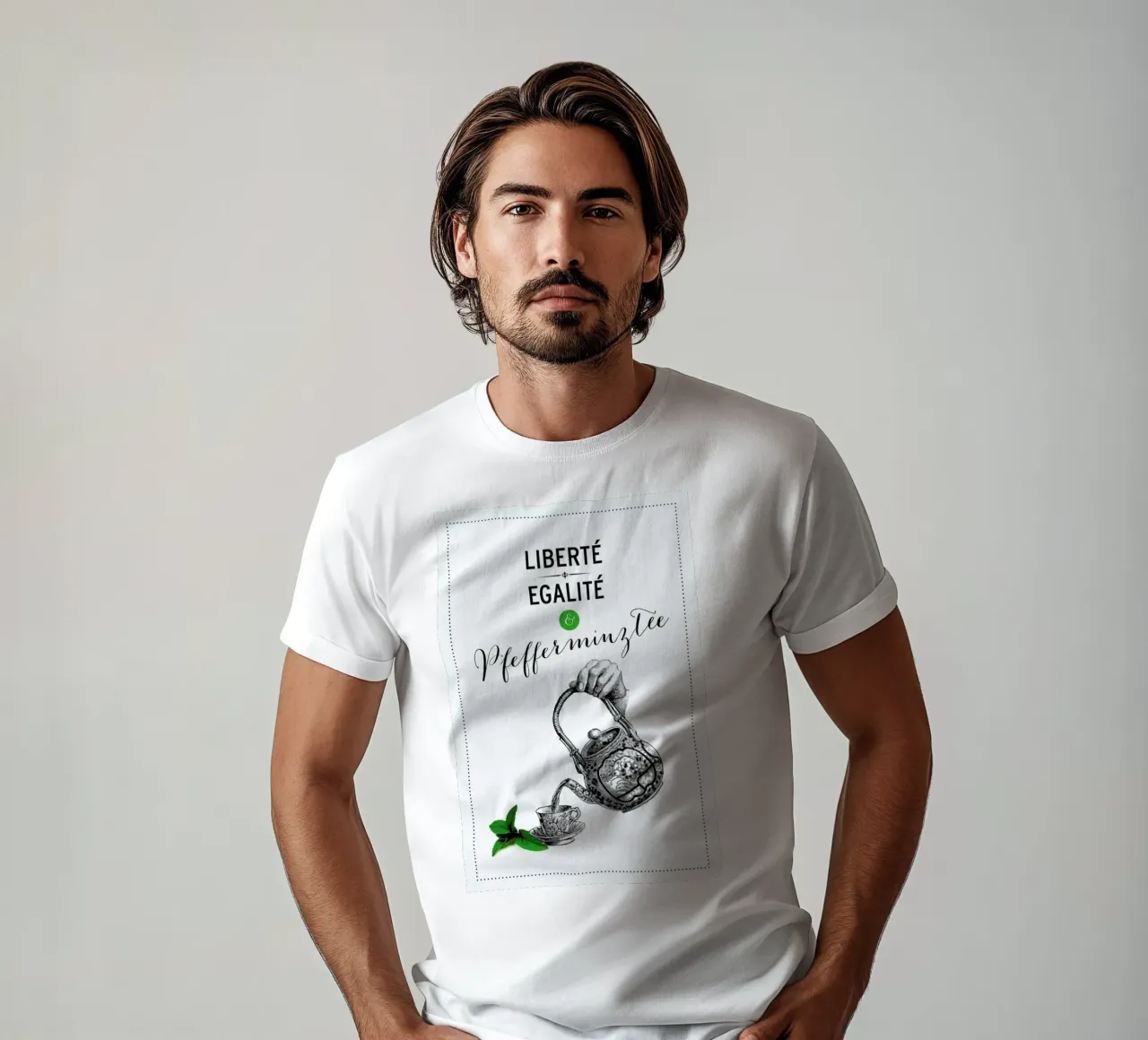 Pfefferminztee t-shirt by Amy & Kurt