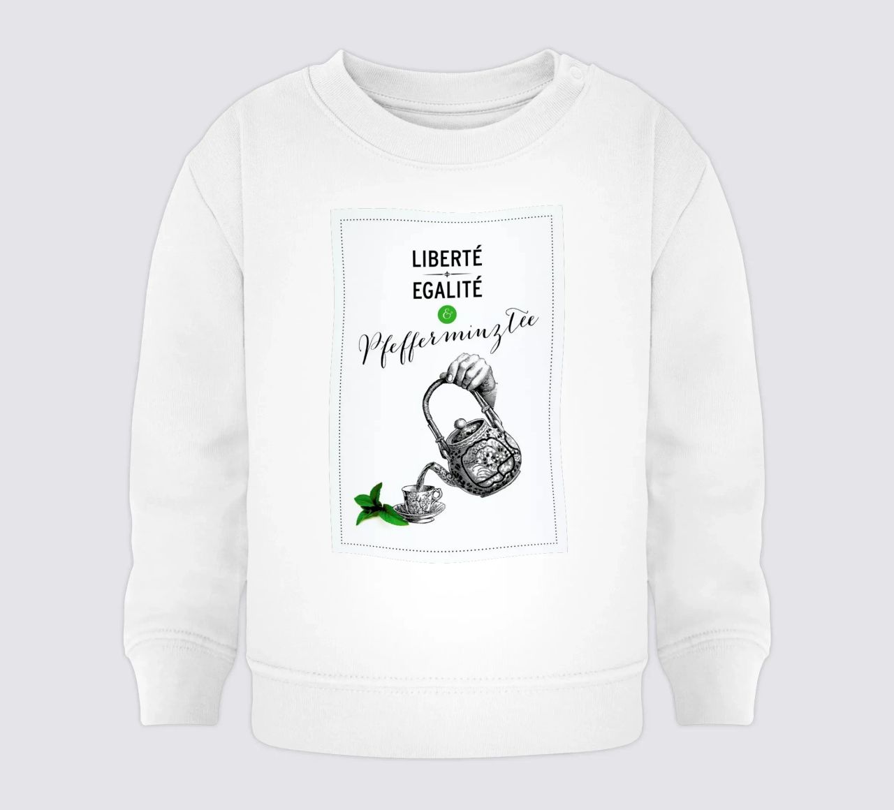 Pfefferminztee felpa neonato da Amy & Kurt