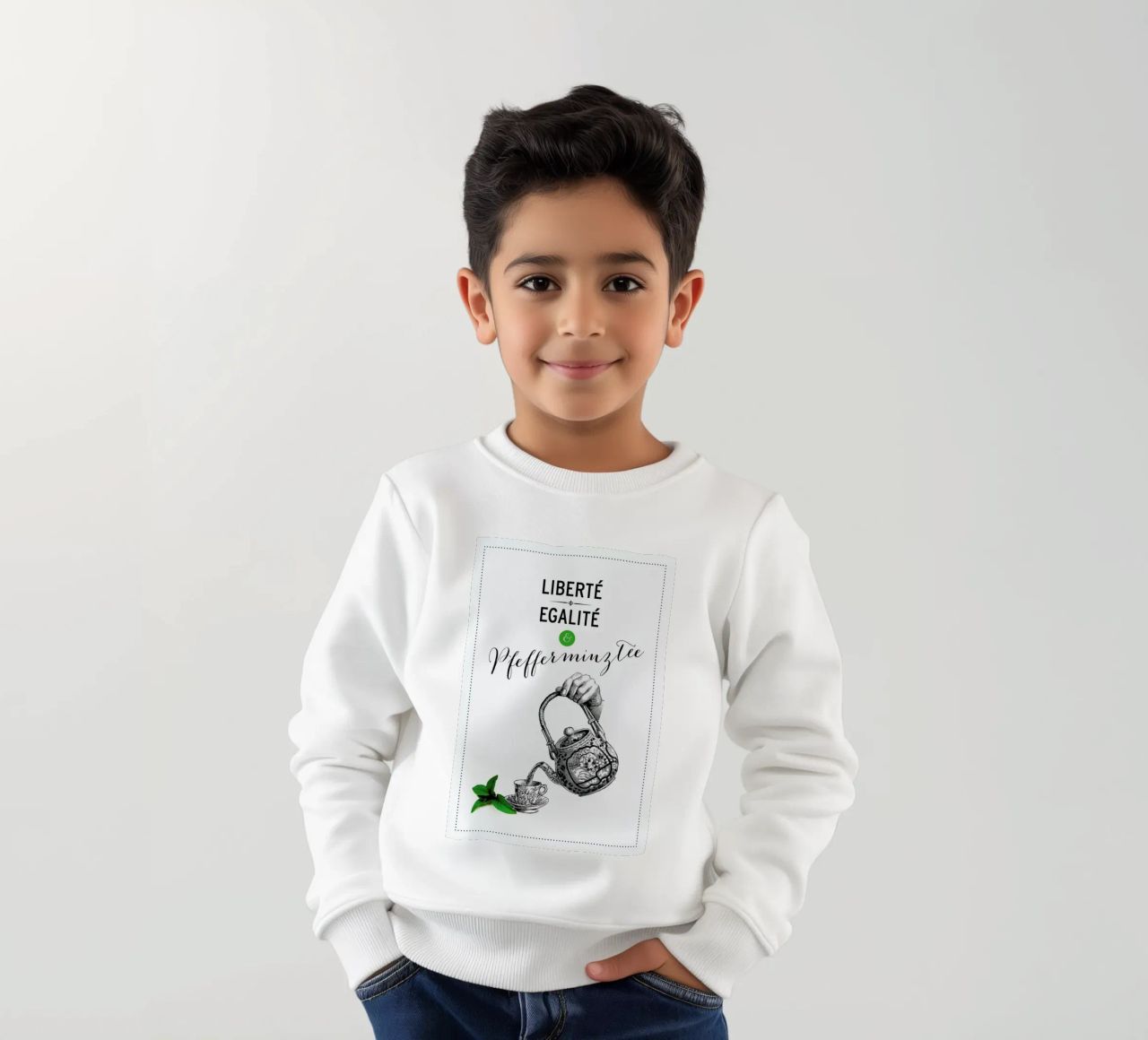 Pfefferminztee felpa bambino da Amy & Kurt