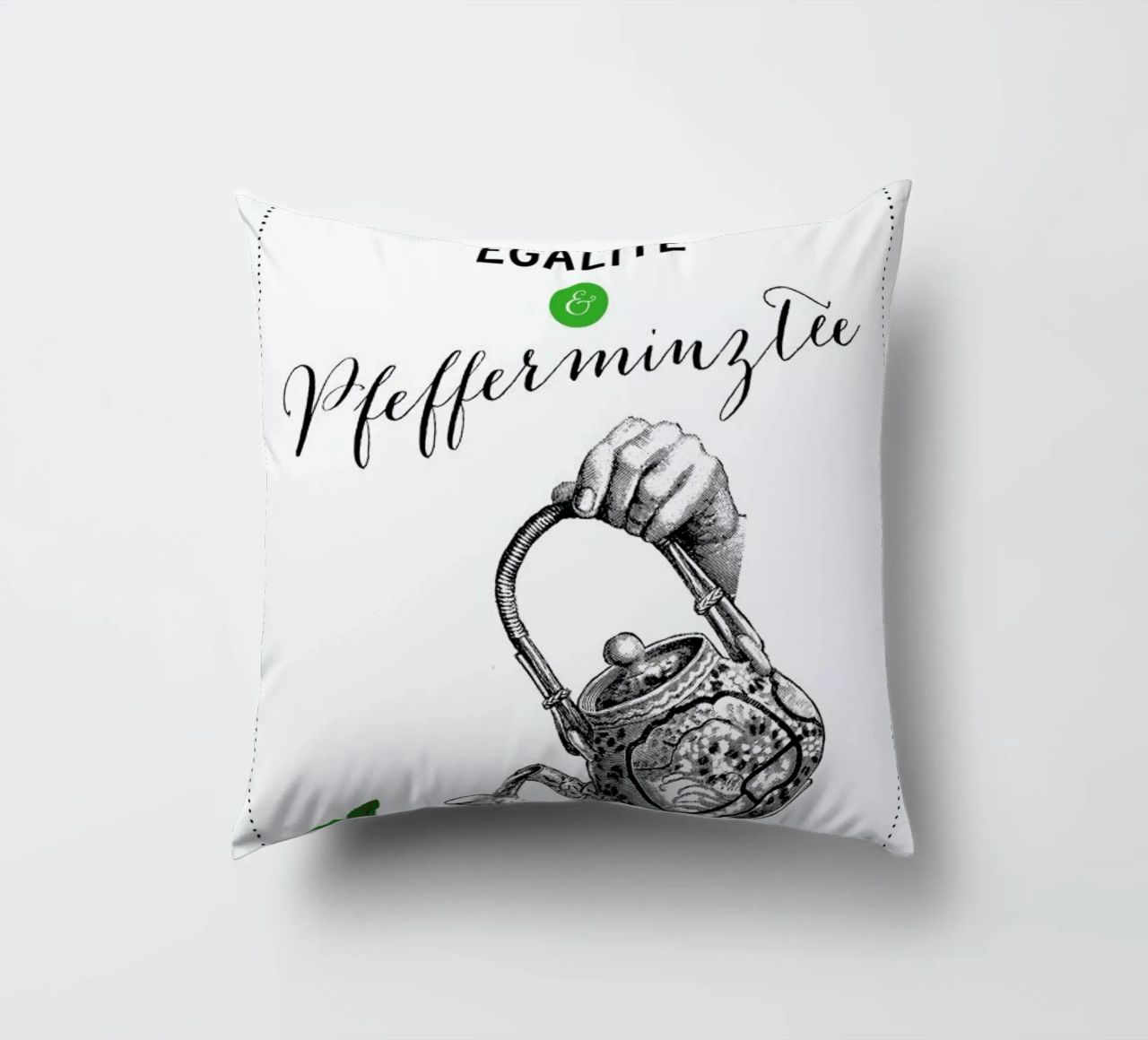 Pfefferminztee cuscino da Amy & Kurt