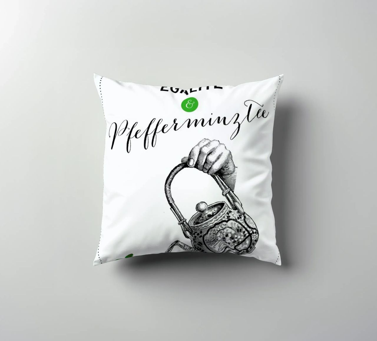 Pfefferminztee cuscino da Amy & Kurt