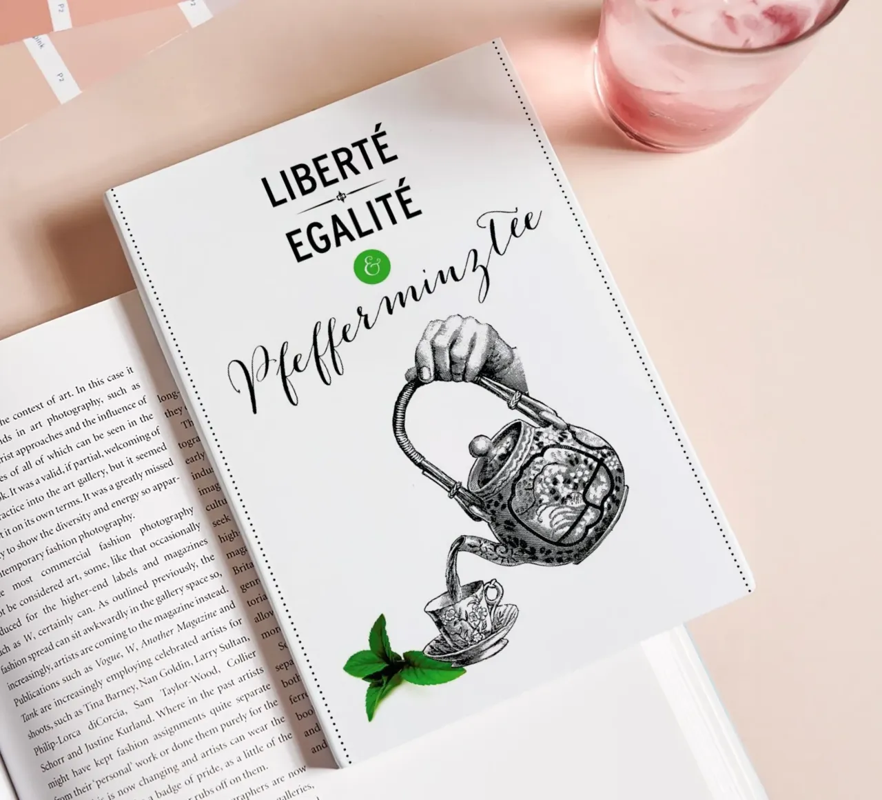 Pfefferminztee notebook by Amy & Kurt