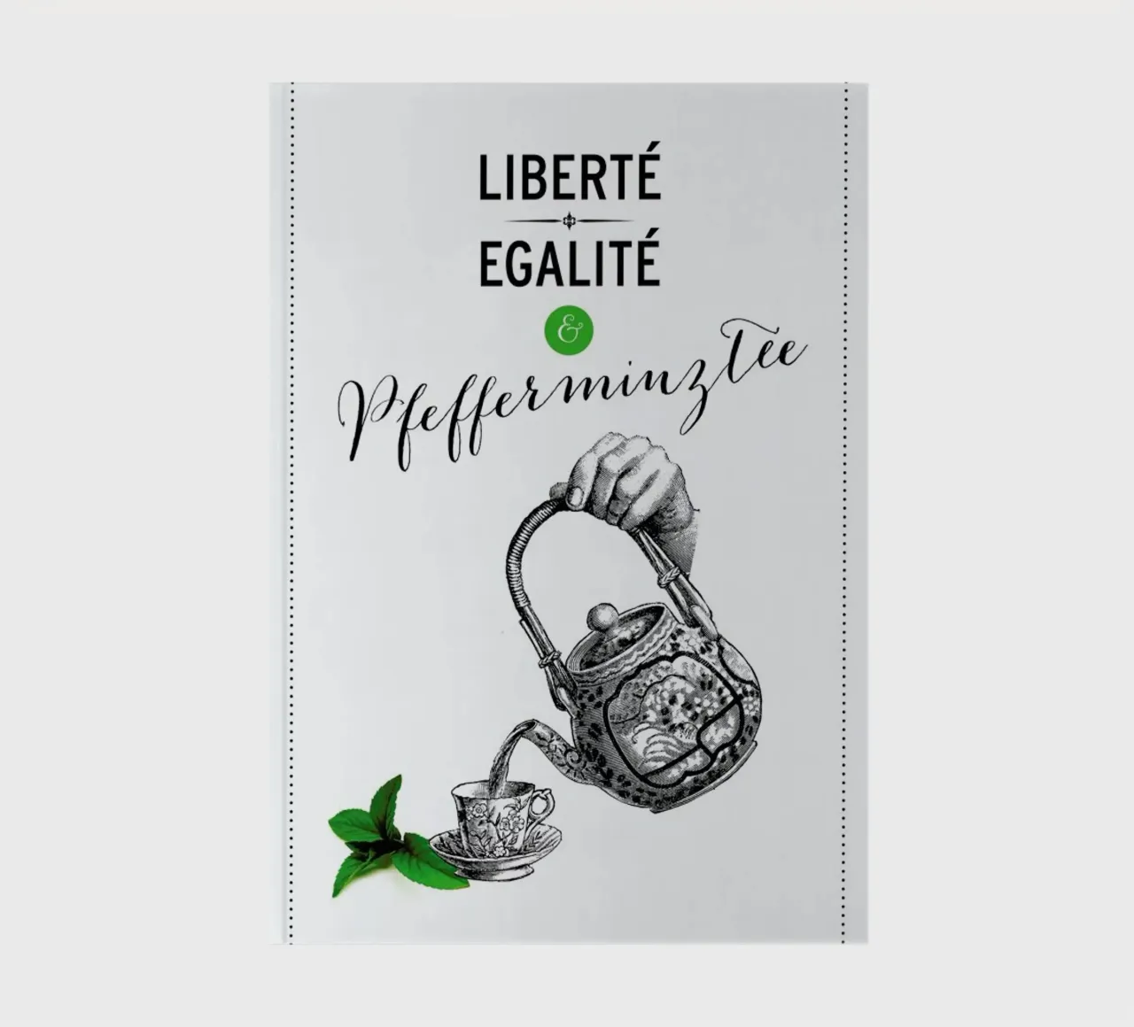 Pfefferminztee notebook by Amy & Kurt