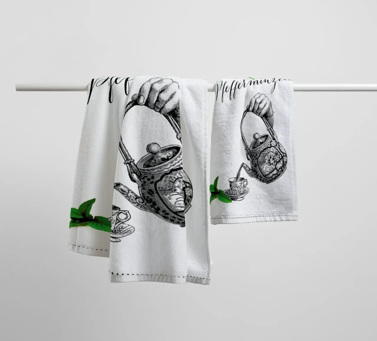 Pfefferminztee Handtuch von Amy & Kurt