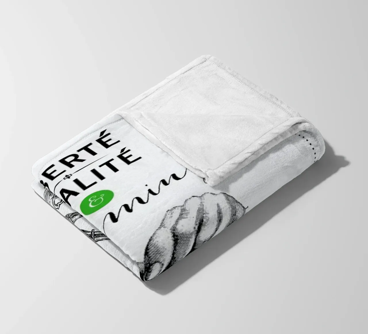 Pfefferminztee fleece blanket by Amy & Kurt