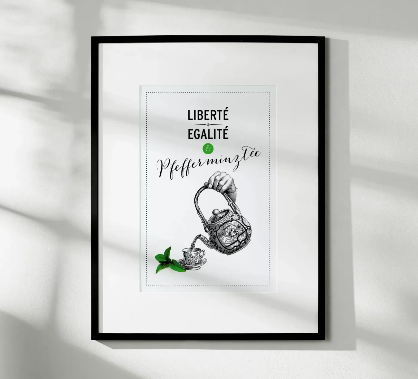 Pfefferminztee Poster von Amy & Kurt