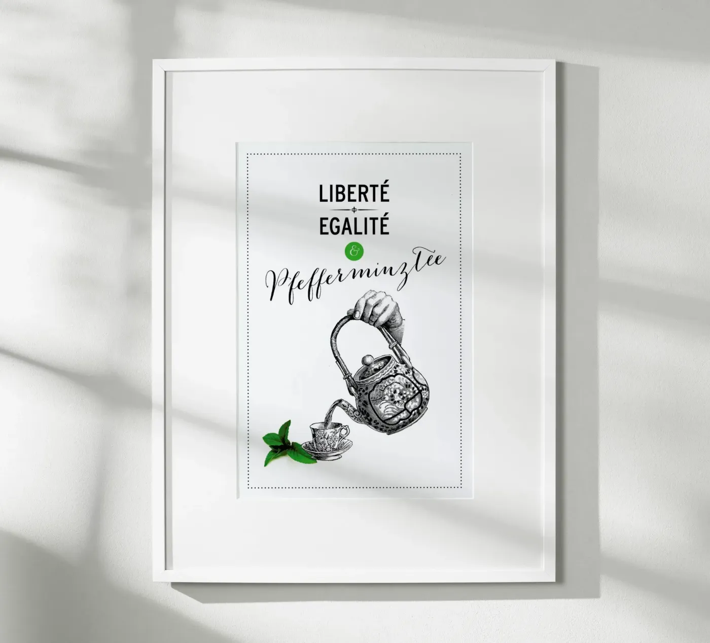 Pfefferminztee Poster von Amy & Kurt