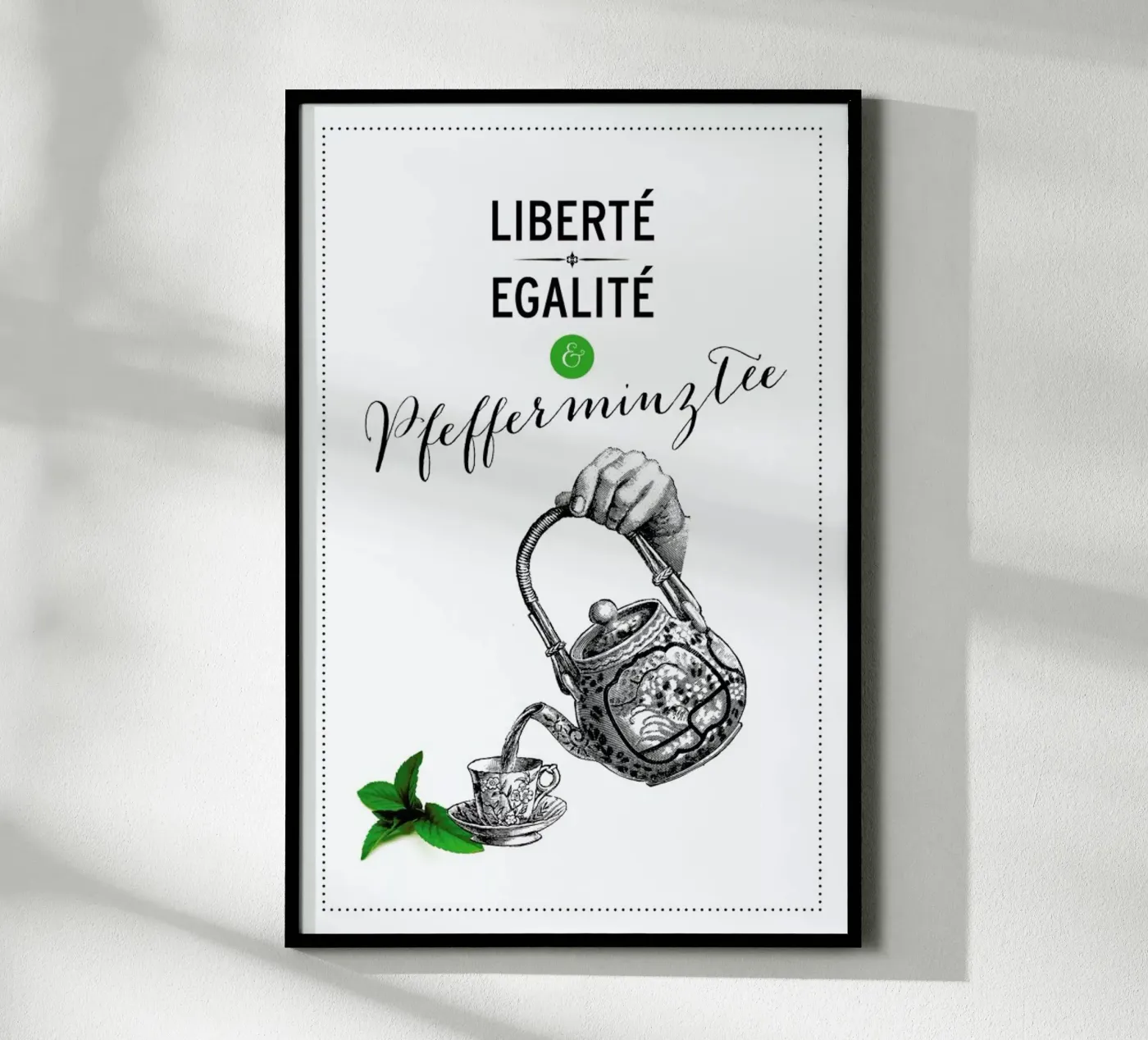 Pfefferminztee Poster von Amy & Kurt