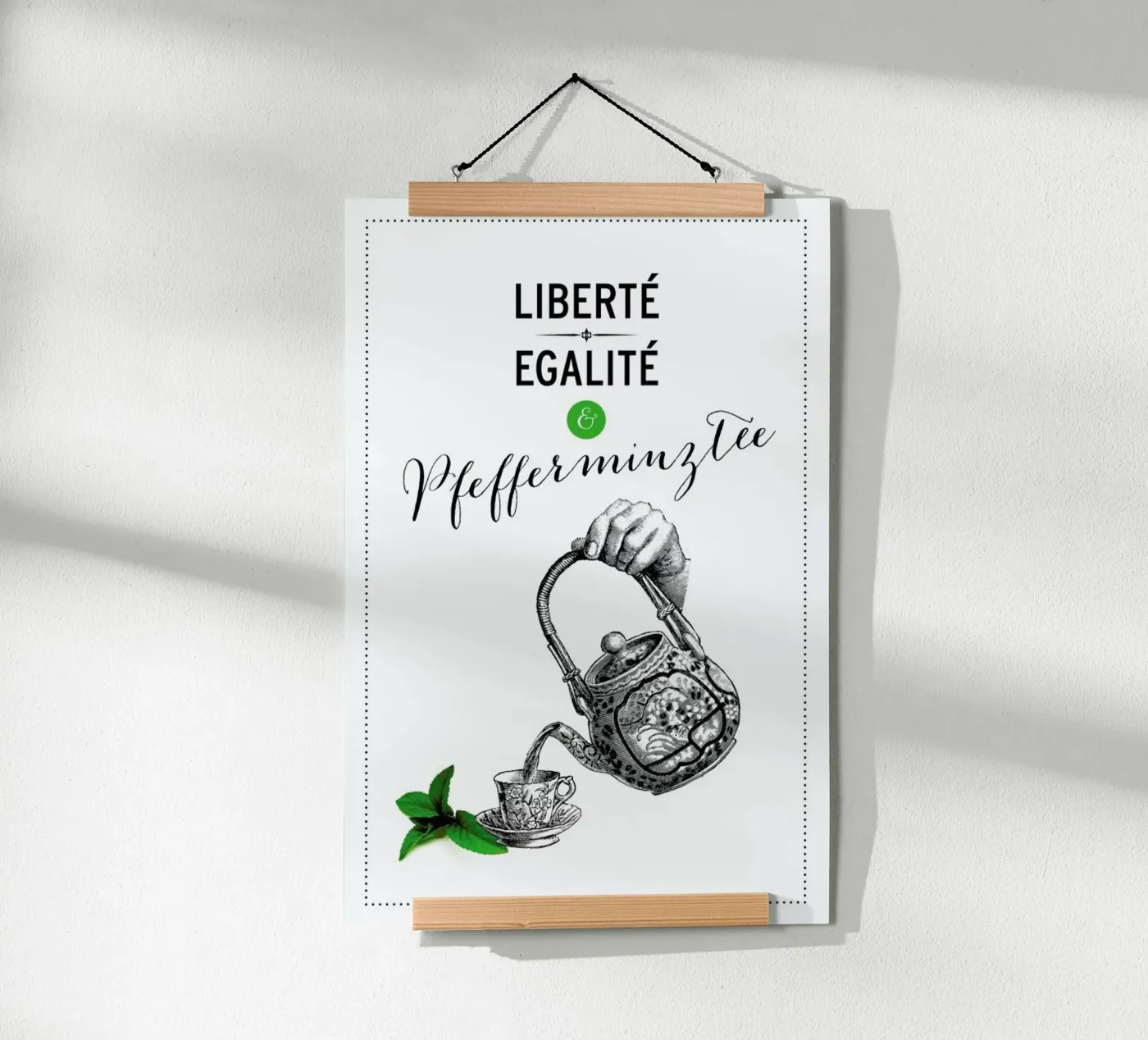 Pfefferminztee Poster von Amy & Kurt