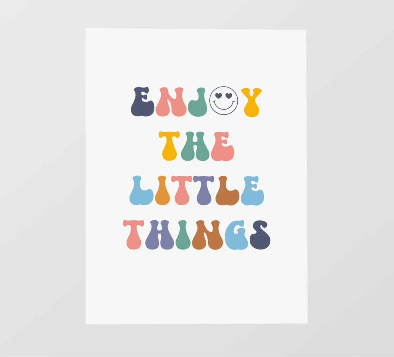 Beatitudine retrò - Assaporare le piccole cose telo in pvc da Doodle Dreams Art