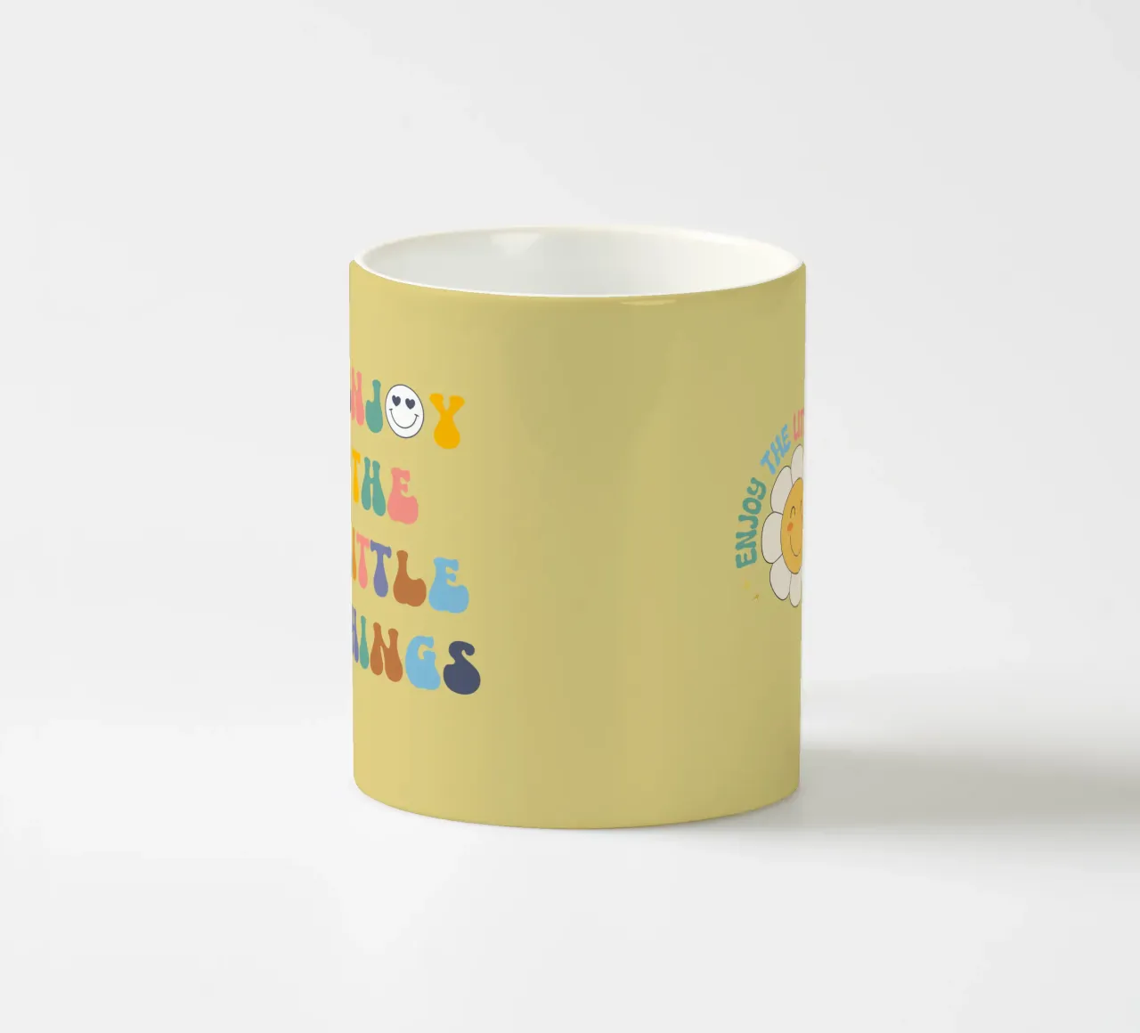 Beatitudine retrò - Assaporare le piccole cose tazza in ceramica da Doodle Dreams Art