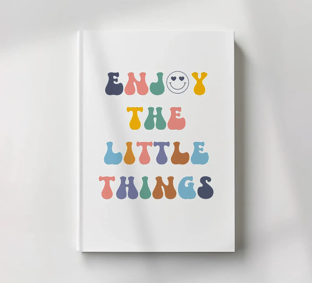 Retro Bliss – Savor the Little Things notebook by Doodle Dreams Art