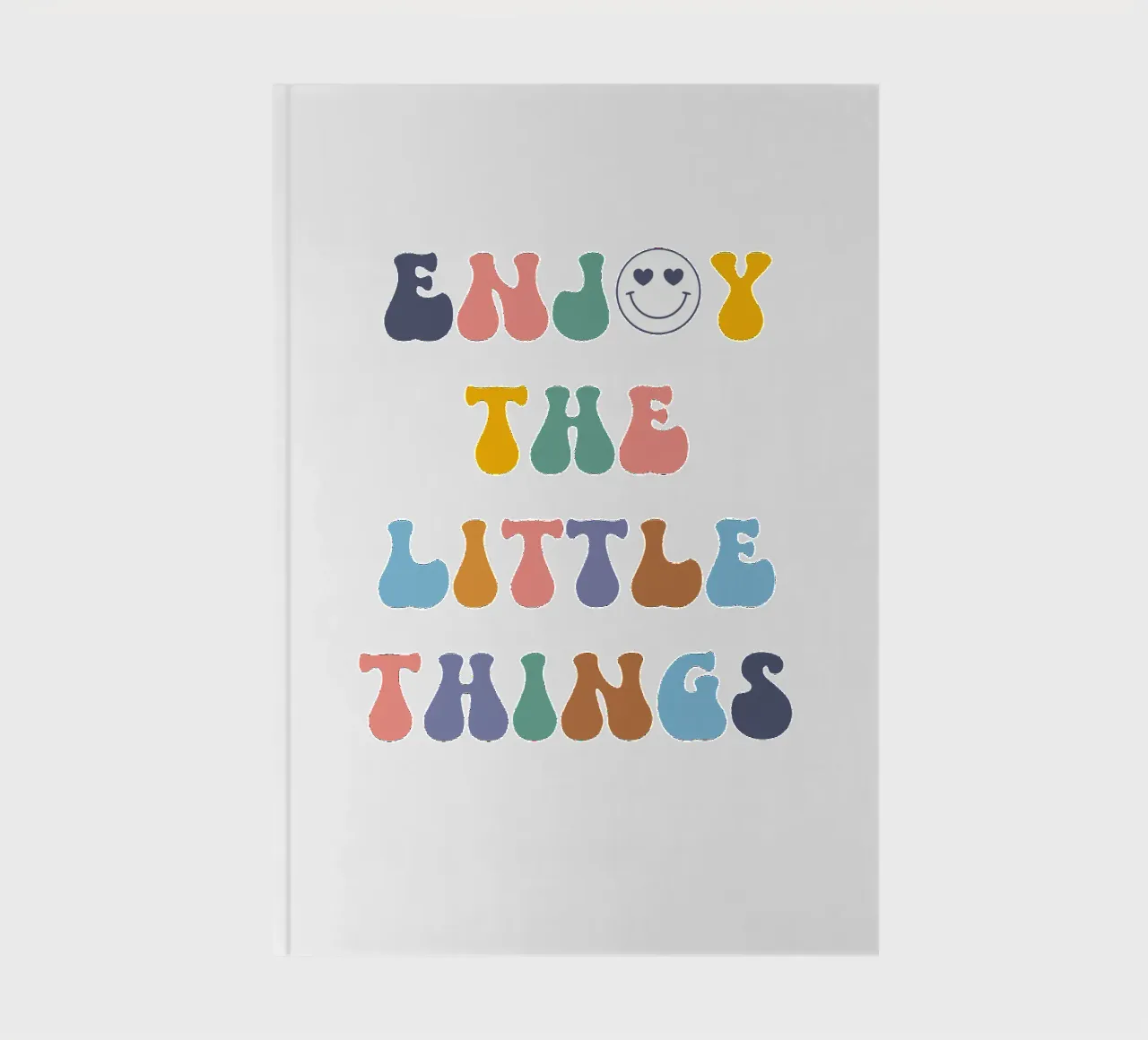 Retro Bliss – Savor the Little Things notebook by Doodle Dreams Art