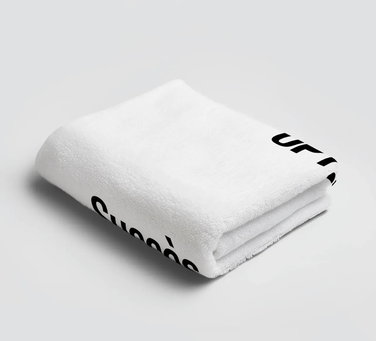 Optimismus Beharrlichkeit Erfolg Handtuch von YV TYPOGRAPHY